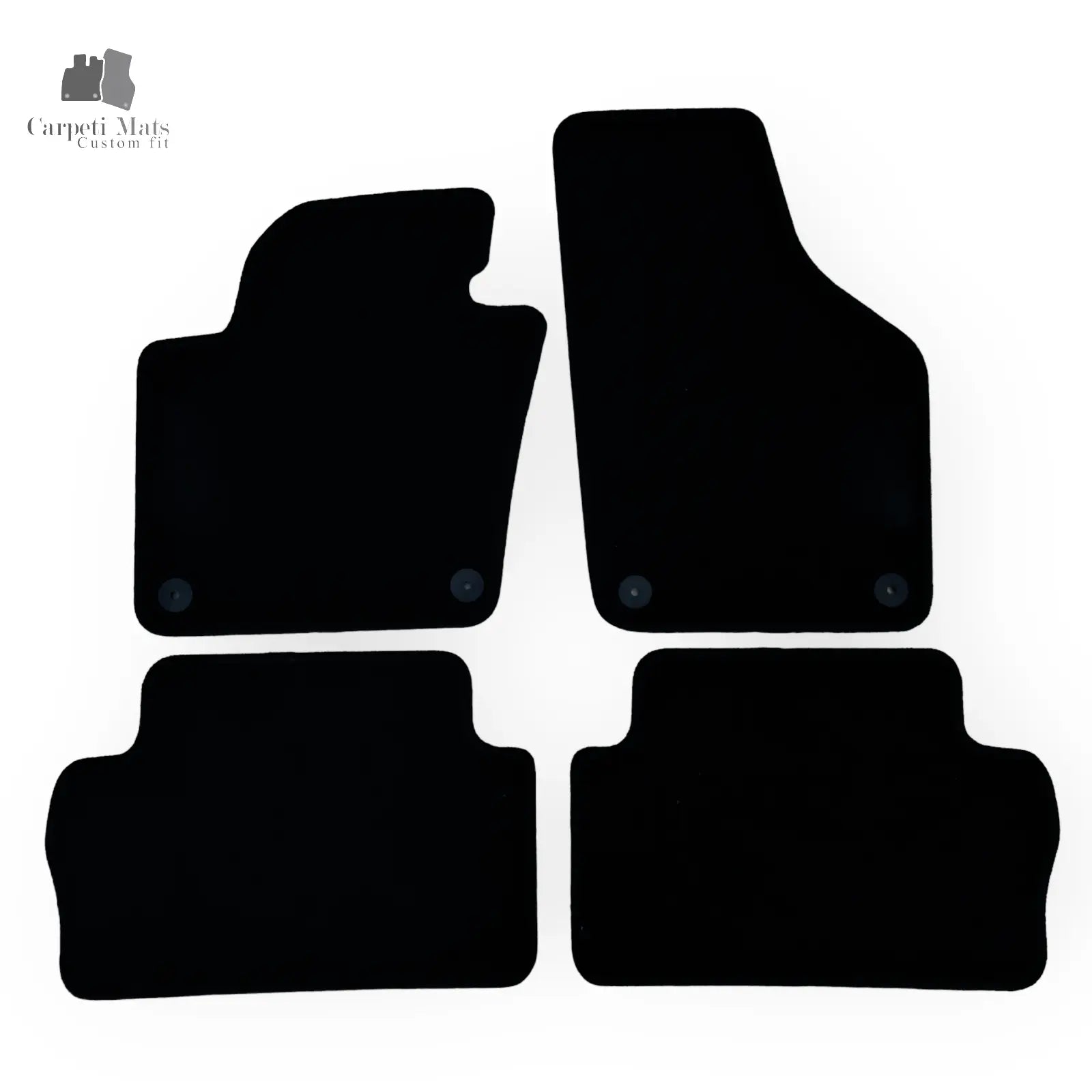 Carpet Car Floor Mats Velour for VW Sharan 2010-> 5doors two rows-no logo Car Floor Mats Velour CarpetiMats