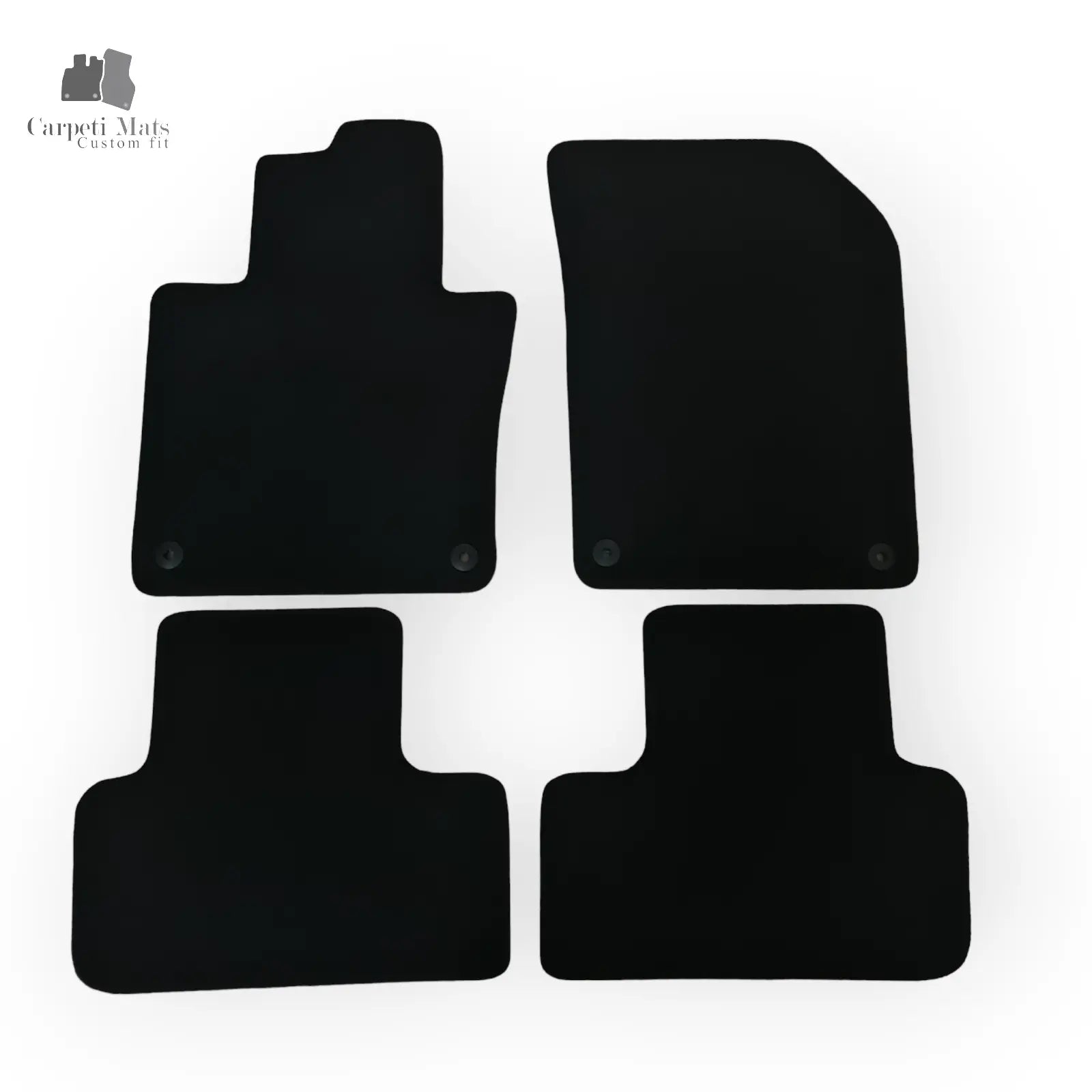 Carpet Car Floor Mats Velour for Volvo XC60 03.2017->no logo Car Floor Mats Velour CarpetiMats