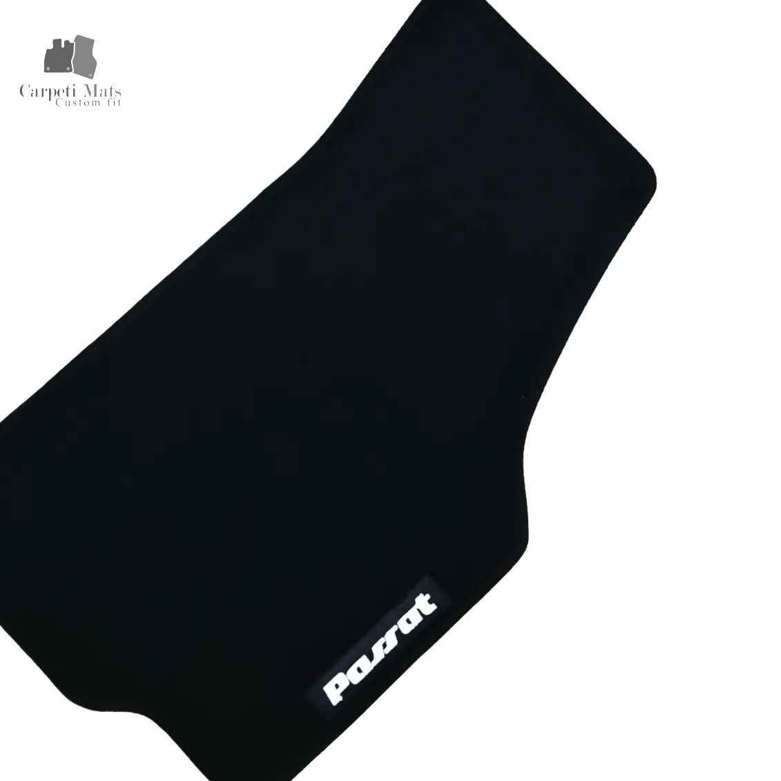 Carpet Car Floor Mats Velour for VW Passat SE 2011-2019 USA Model - logo Car Floor Mats Velour CarpetiMats