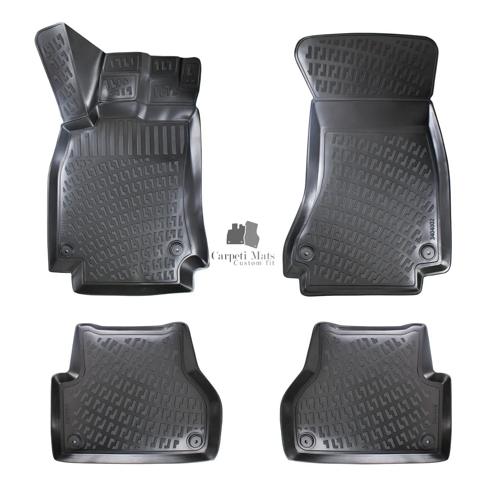 Floor Mats Liners For Audi A4 2007-2015 B8 All Weather Heavy Duty 3D Car Rugs