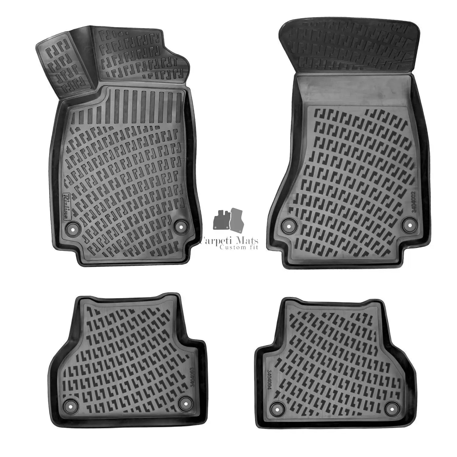 Floor Mats Liners For Audi A4 2020-2025 Avant All Weather Heavy Duty 3D Car Rugs