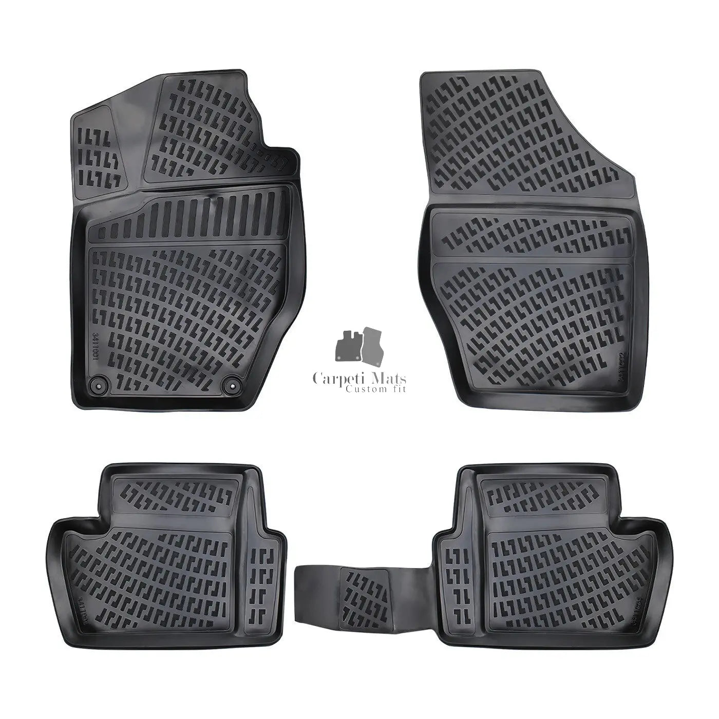 Floor Mats Liners For Citroen C4 2010-2019 All Weather Heavy Duty 3D Car Rugs