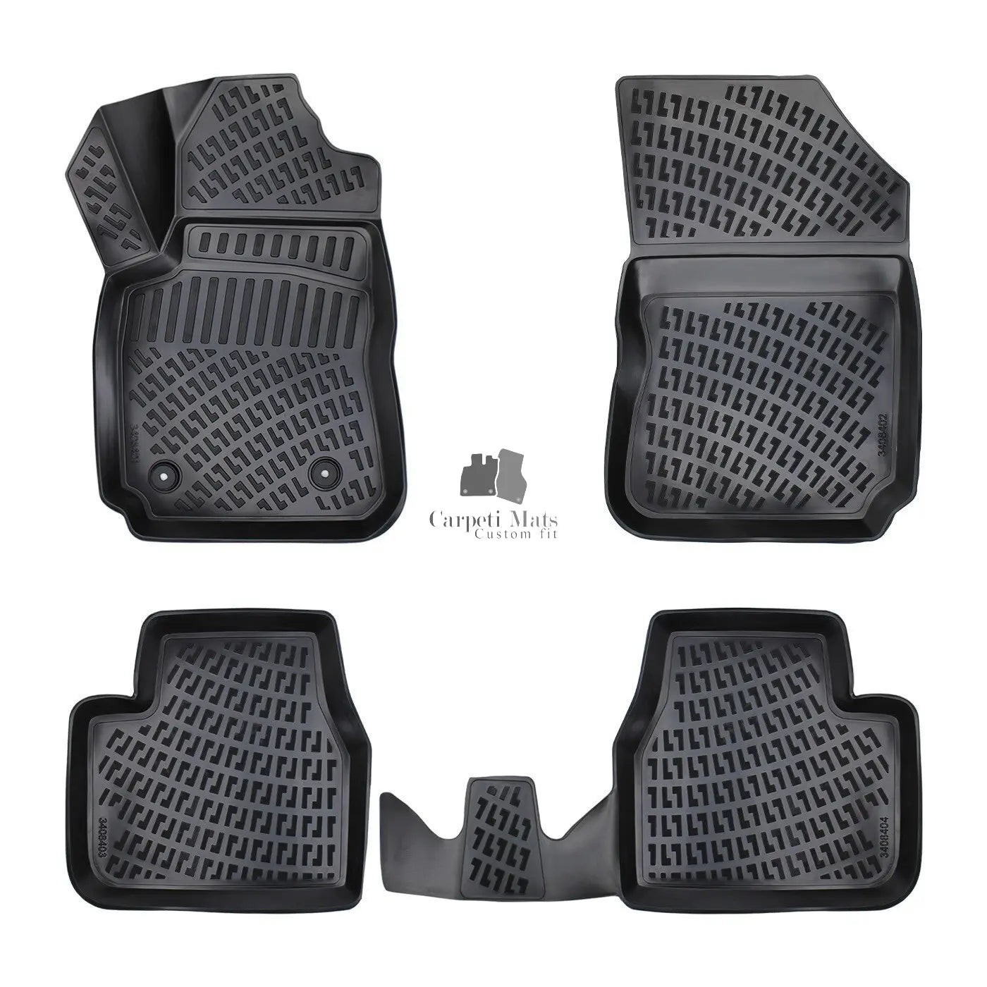 Floor Mats Liners For Citroen C4 Cactus 2004-2010 All Weather Heavy Duty Car Rug