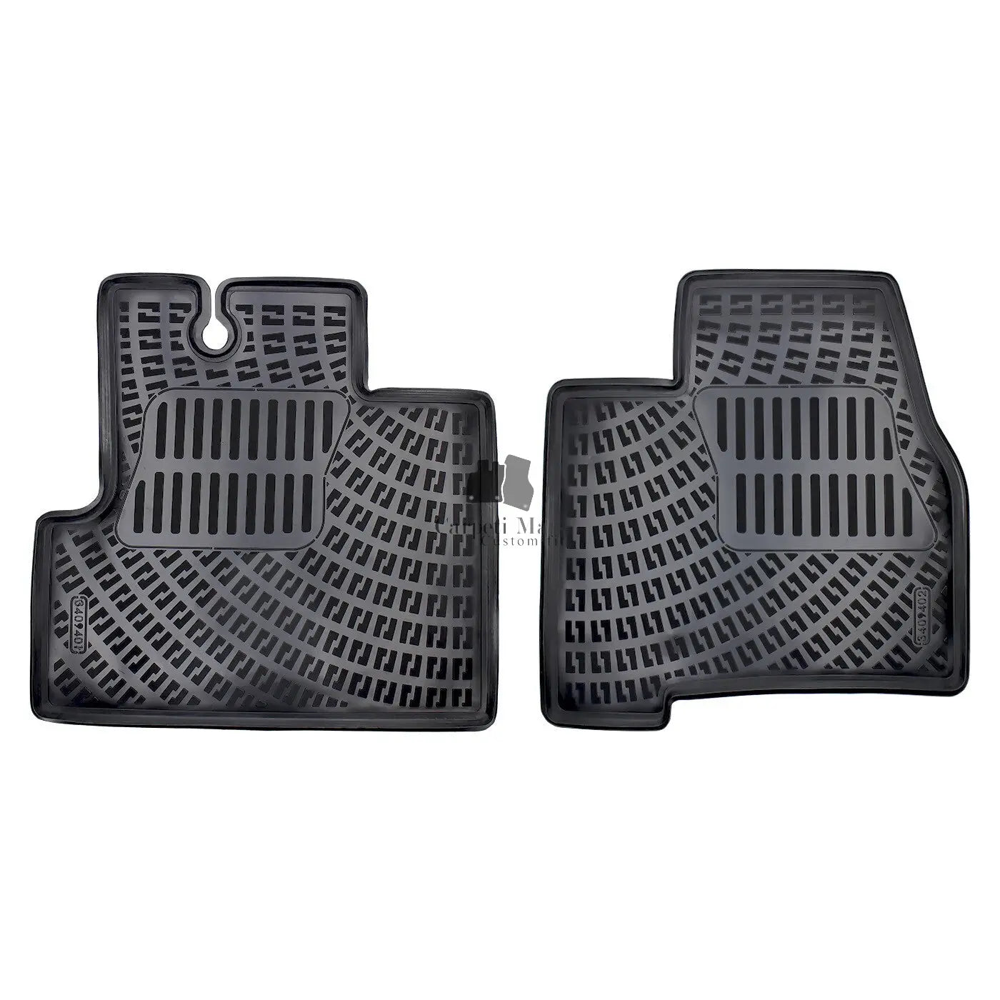 Floor Mats Liners For Fiat Ducato VAN 2006-2024 All Weather Heavy Duty 3D Rugs