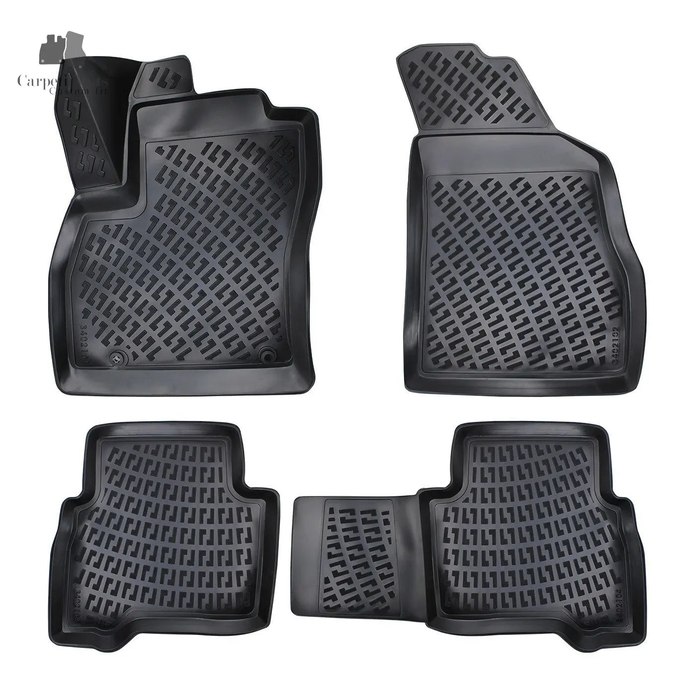 Floor Mats Liners For Fiat Fiorino 2008-2019 All Weather Heavy Duty 3d Car Rugs