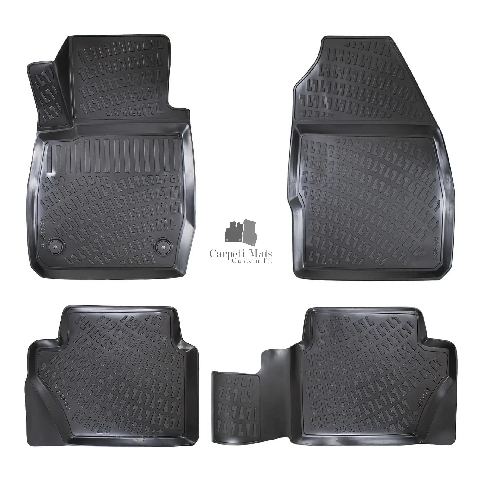 Floor Mats Liners For Ford Fiesta 2018-2025 All Weather Heavy Duty 3D Car Rugs