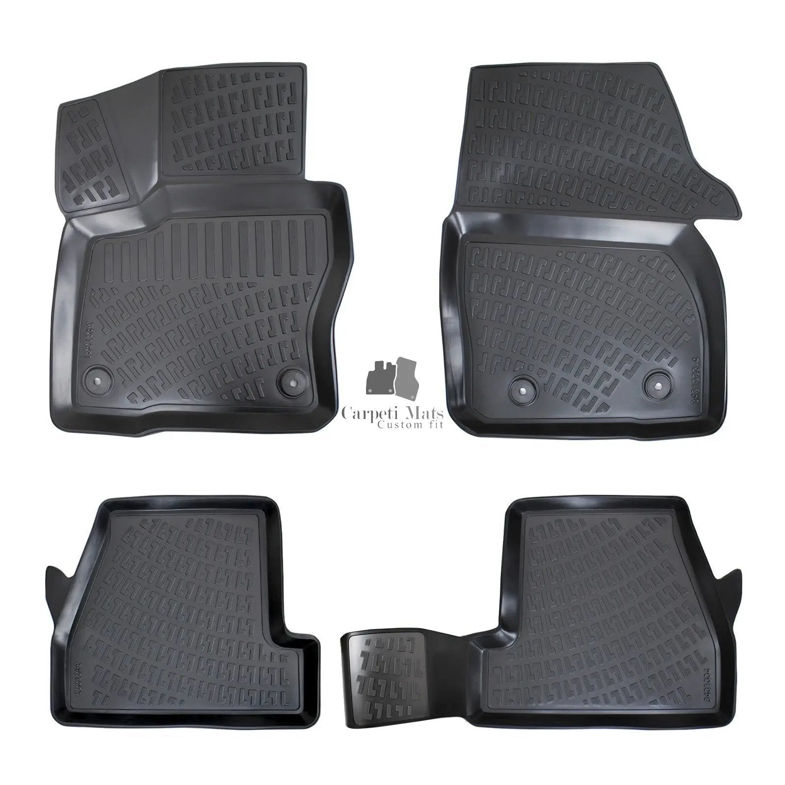 Floor Mats Liners For Ford Focus 2014-2017 All Weather Heavy Duty 3D Car Rugs