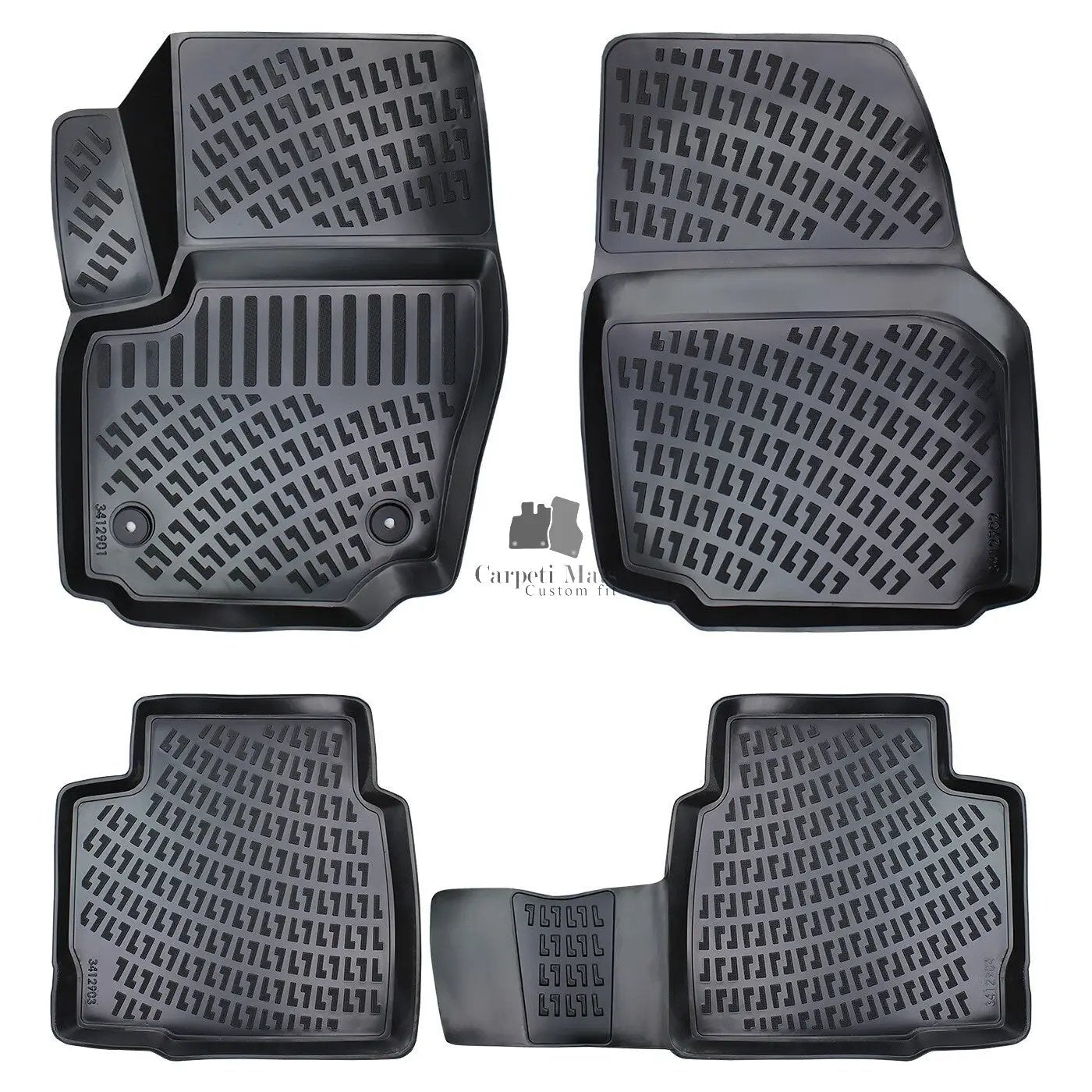 Floor Mats Liners For Ford Mondeo 2007-2014 All Weather Heavy Duty 3D Car Rugs