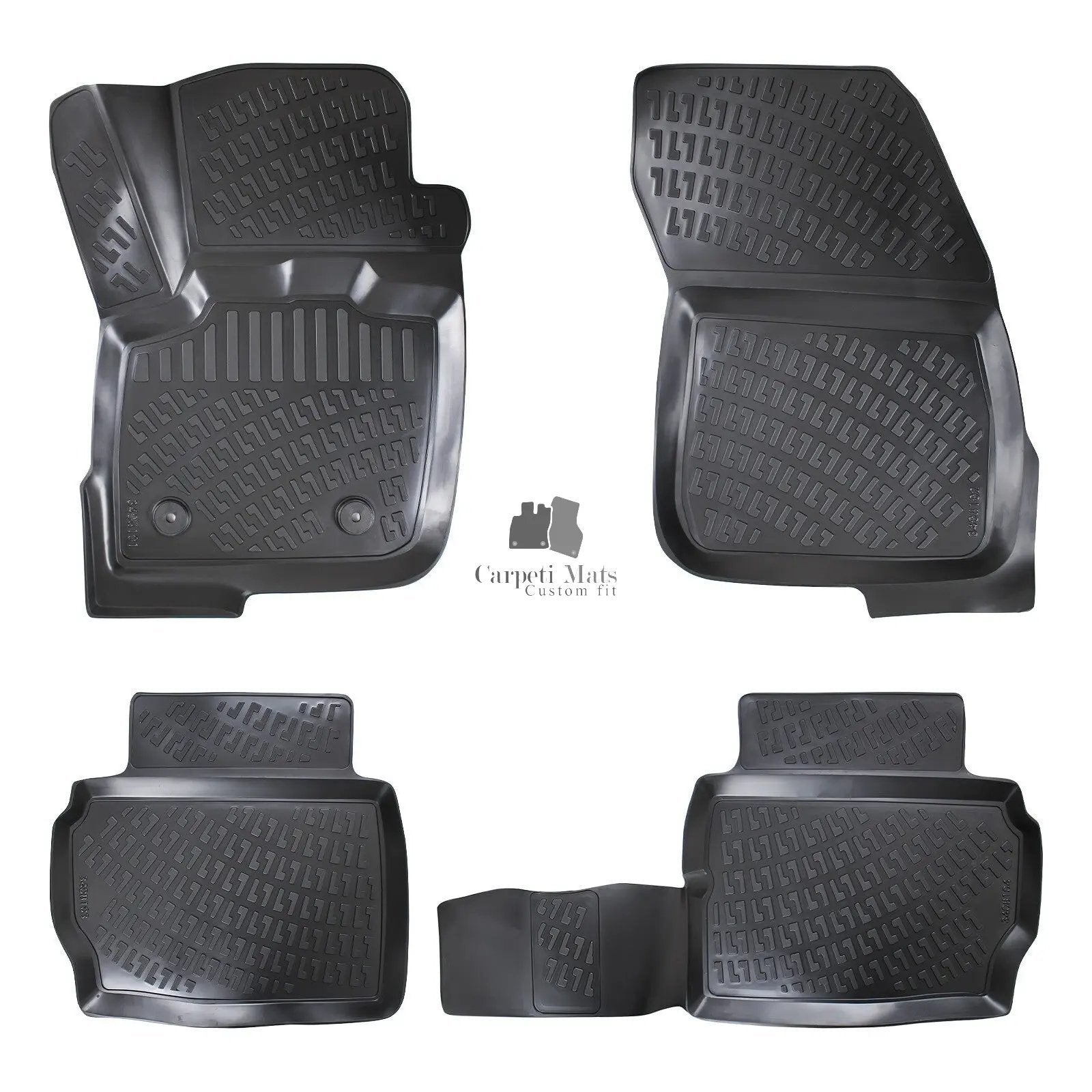 Floor Mats Liners For Ford Mondeo 2014-2024 All Weather Heavy Duty 3D Car Rugs