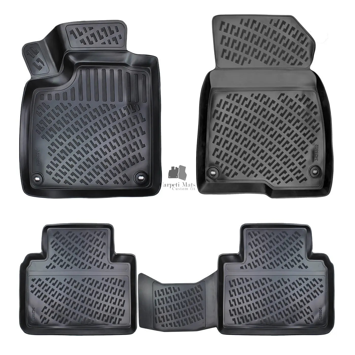 Floor Mats Liners For Honda Accord 2017-2022 All Weather Heavy Duty 3D Car Rugs