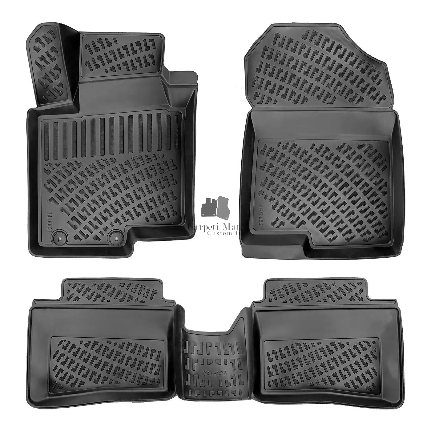 Floor Mats Liners For Hyundai Bayon 2021-2025 All Weather Heavy Duty 3d Car Rugs