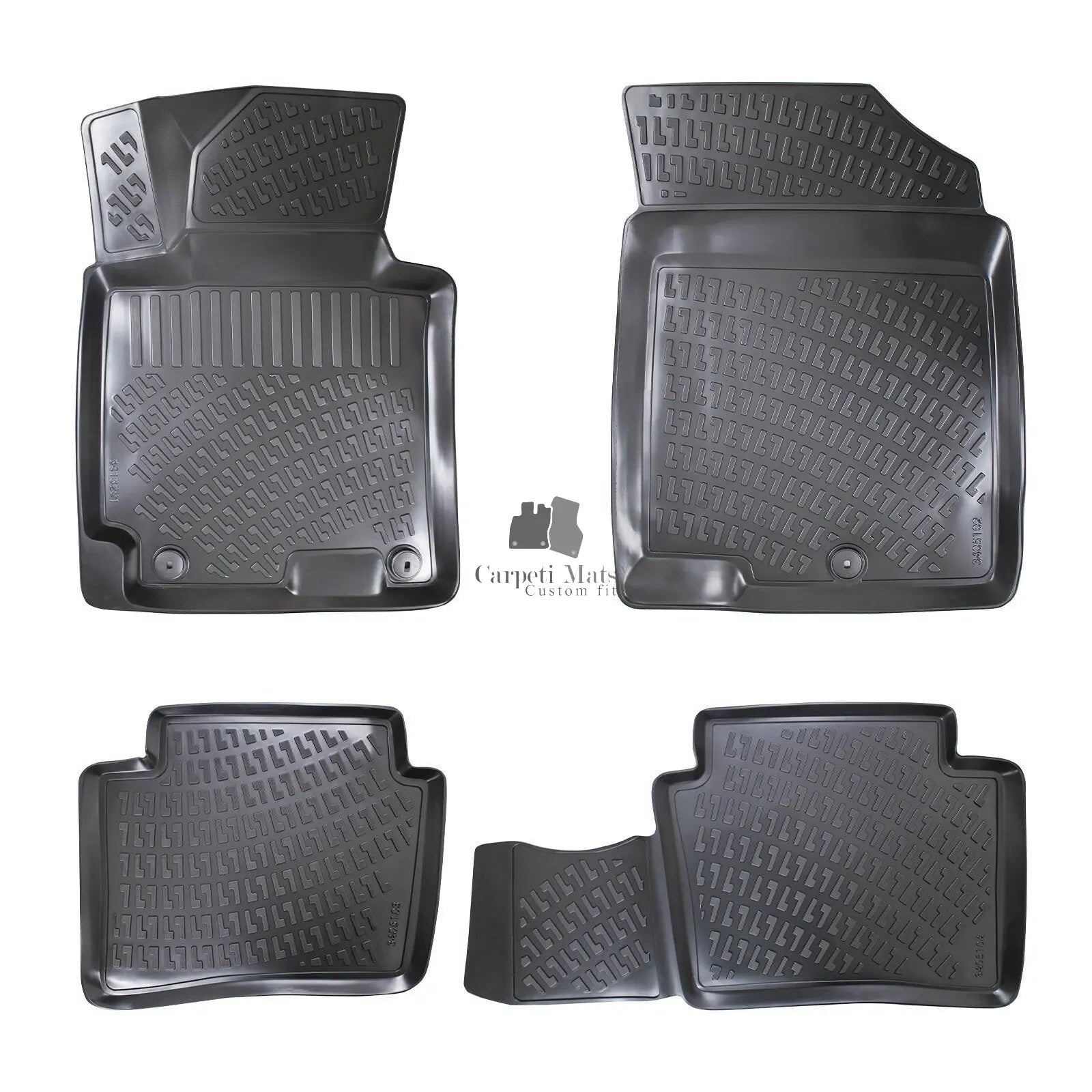 Floor Mats Liners For Hyundai Elantra 2010-2015 All Weather Heavy Duty Car Rugs
