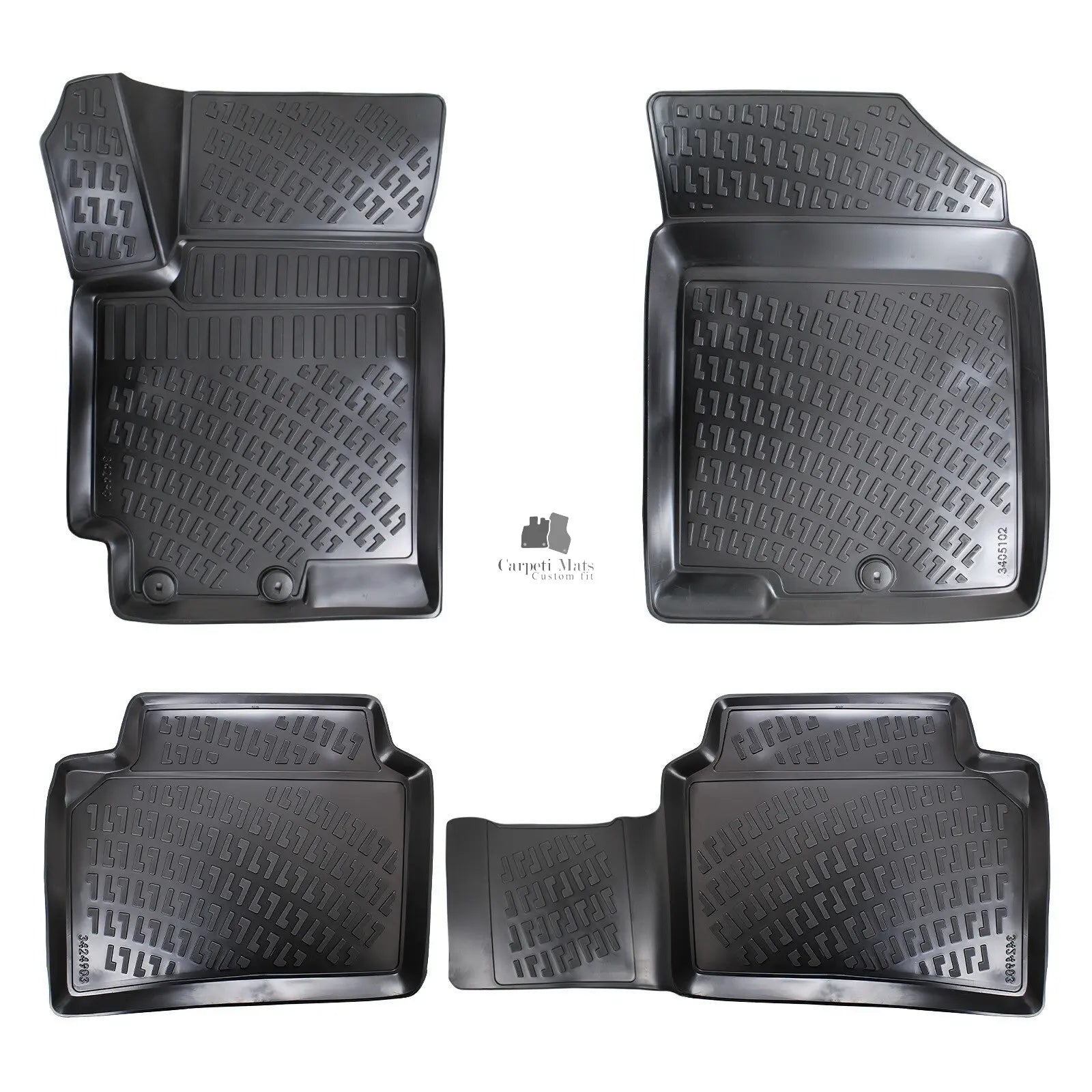 Floor Mats Liners For Kia Rio 2017-2024 All Weather Heavy Duty 3D Car Rugs New