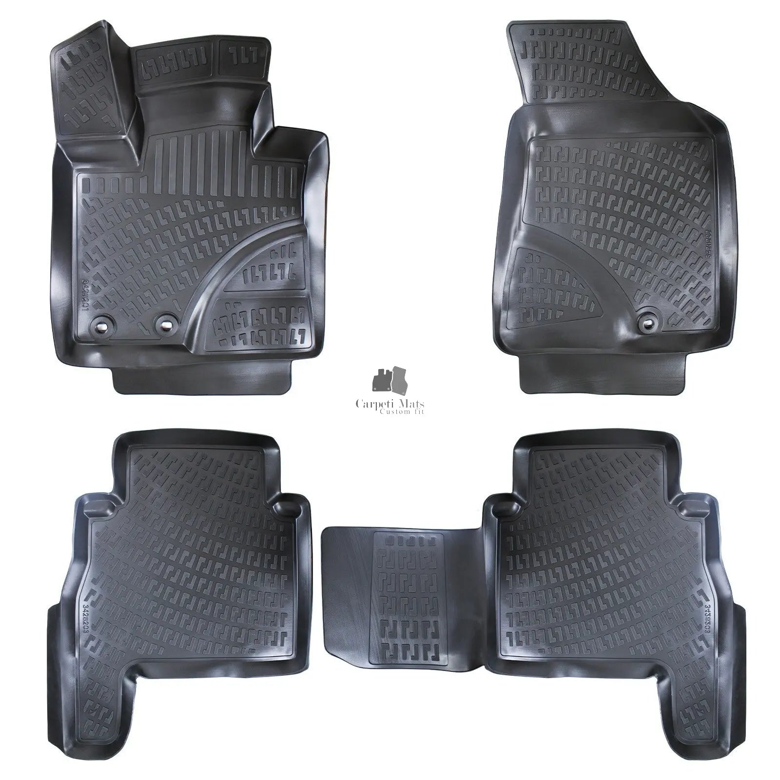 Floor Mats Liners For Kia Sorento 2010-2015 All Weather Heavy Duty 3D Car Rugs