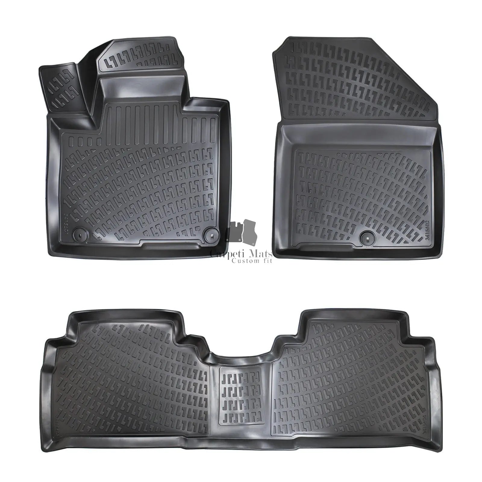Floor Mats Liners For Kia Sorento 2016-2020 All Weather Heavy Duty 3D Car Rugs