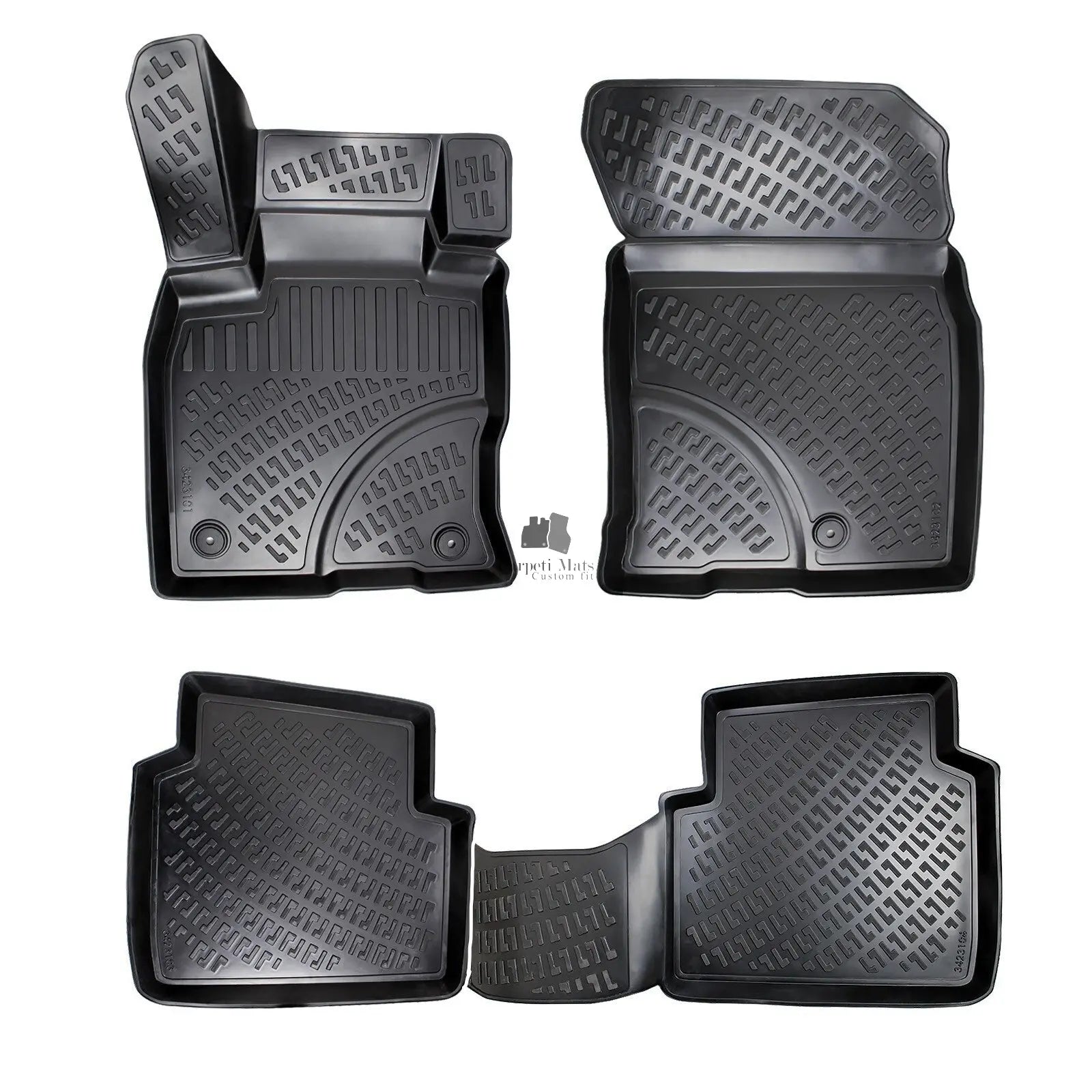 Floor Mats Liners For Lincoln Corsair 2019-2023 All Weather Heavy Duty Car Rugs