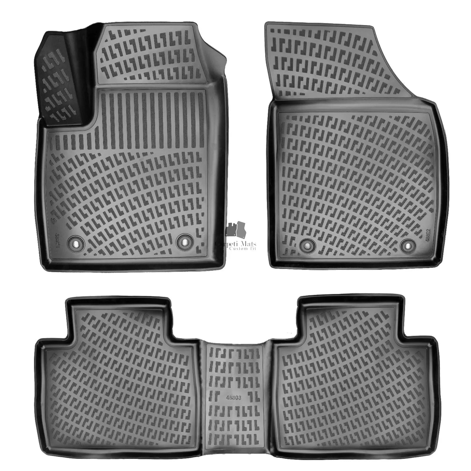 Floor Mats Liners For MG HS Petrol 2018-2025 All Weather Heavy Duty 3d Car Rugs