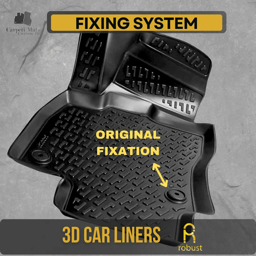 Floor Mats Liners For Mazda 2 2015-2019 All Weather Heavy Duty 3D Car Rugs New