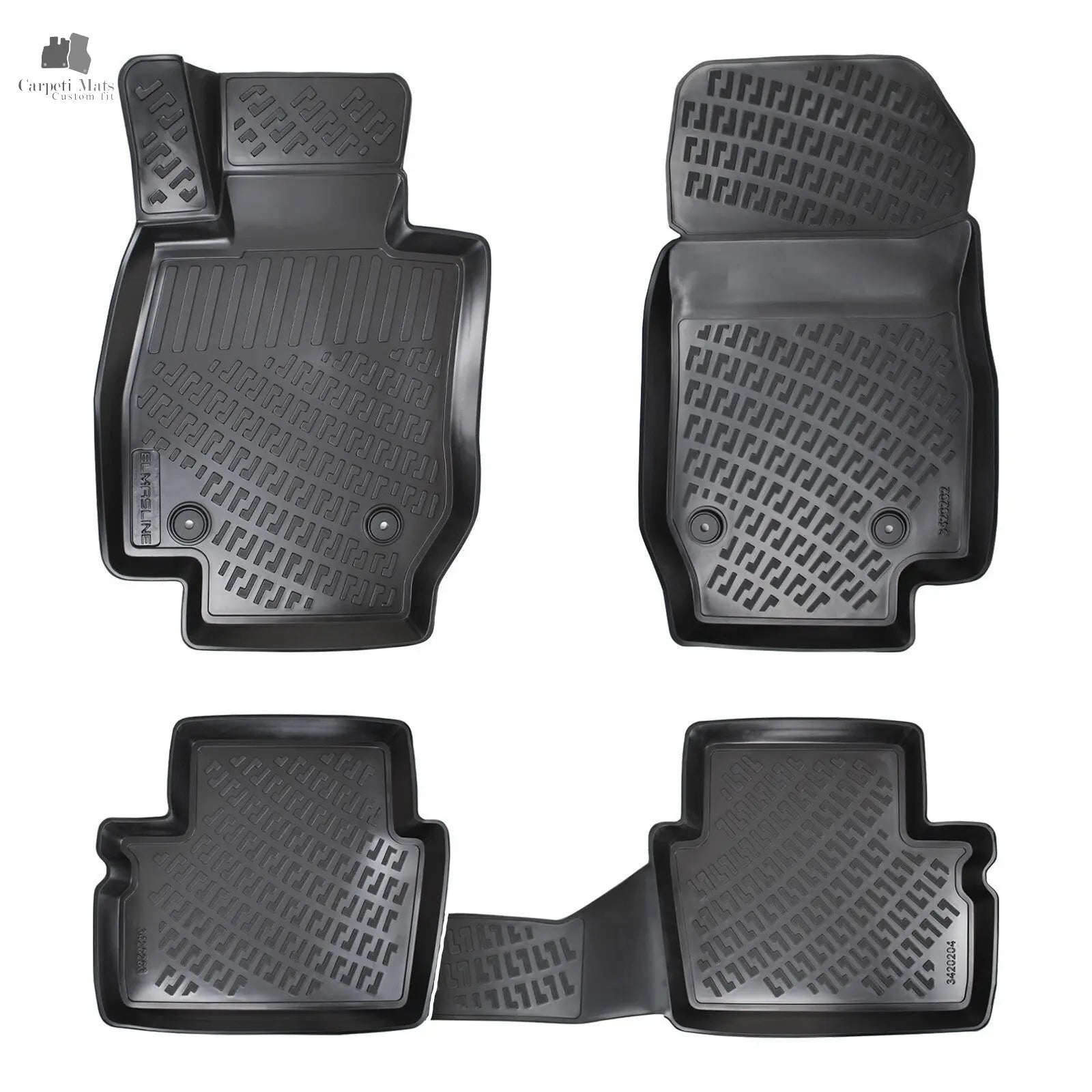 Floor Mats Liners For Mazda 2 2019-2022 All Weather Heavy Duty 3D Car Rugs New