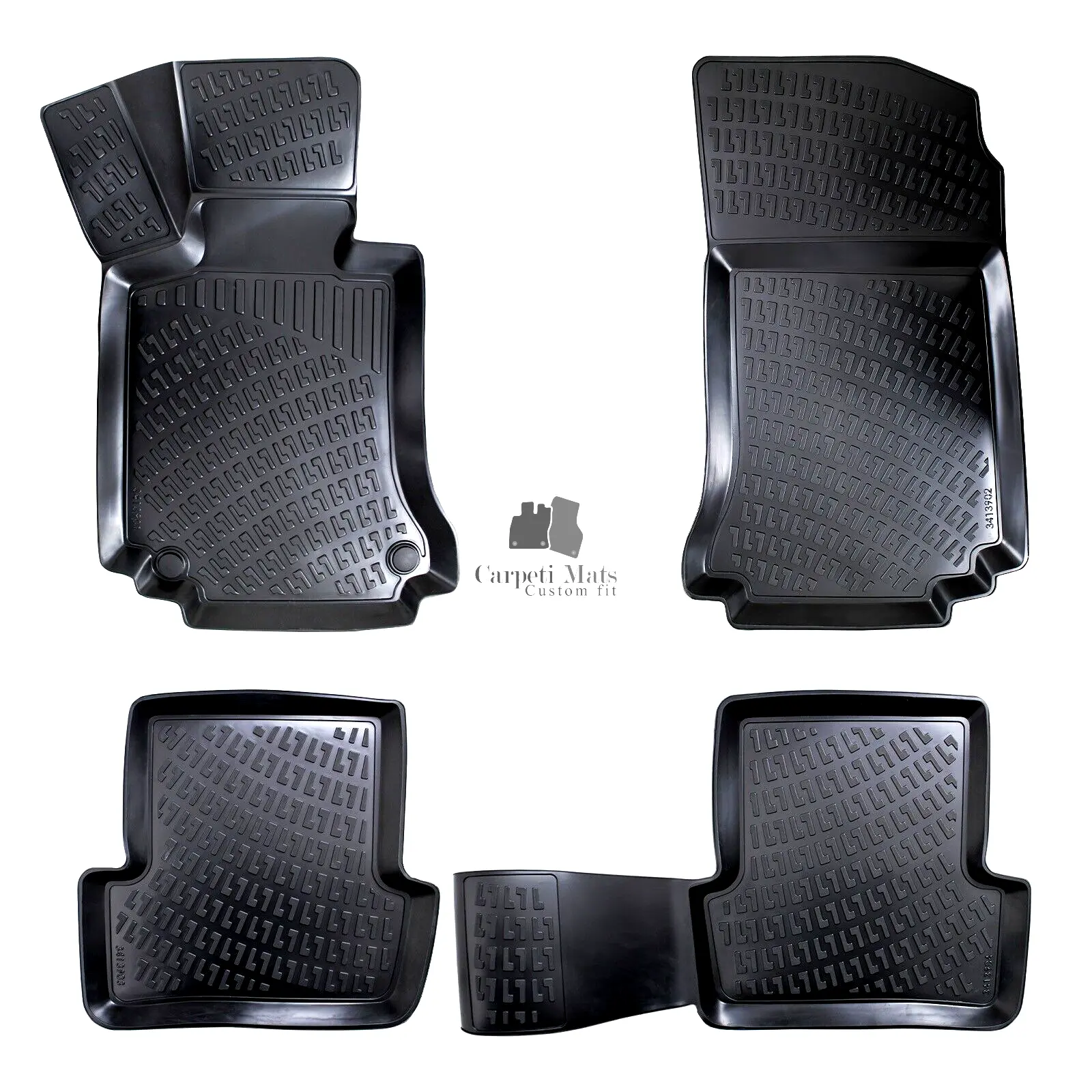 Floor Mats Liners For Mercedes CLK C209 2002-2010 All Weather Heavy Duty Rugs 3D