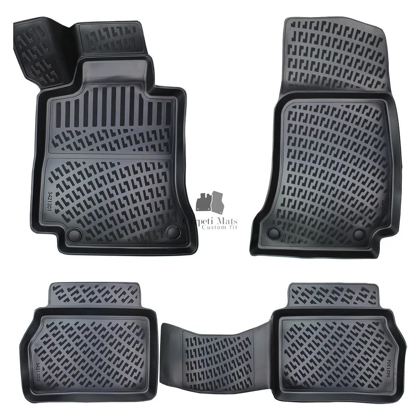 Floor Mats Liners For Mercedes CLS C257 2018-2024 All Weather Heavy Duty Rugs 3D