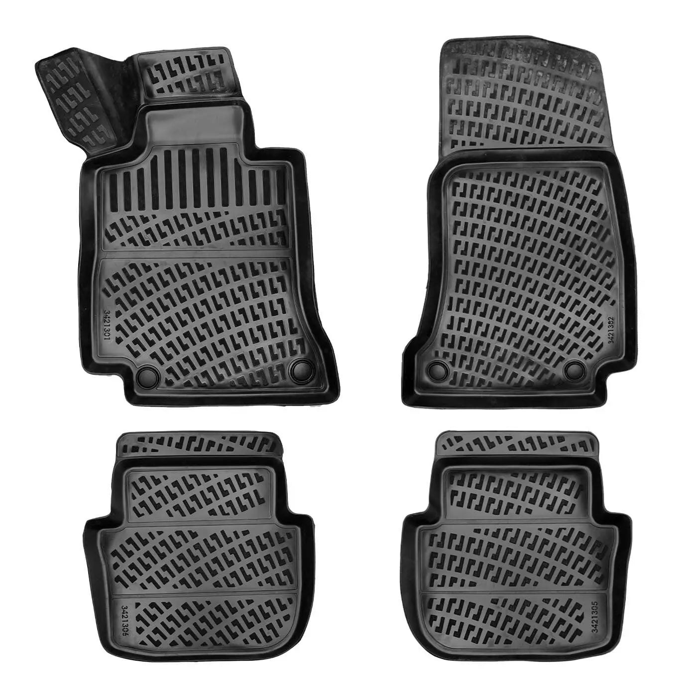 Floor Mats Liners For Mercedes E-Class Coupe 2017-2023 All Weather Heavy Duty