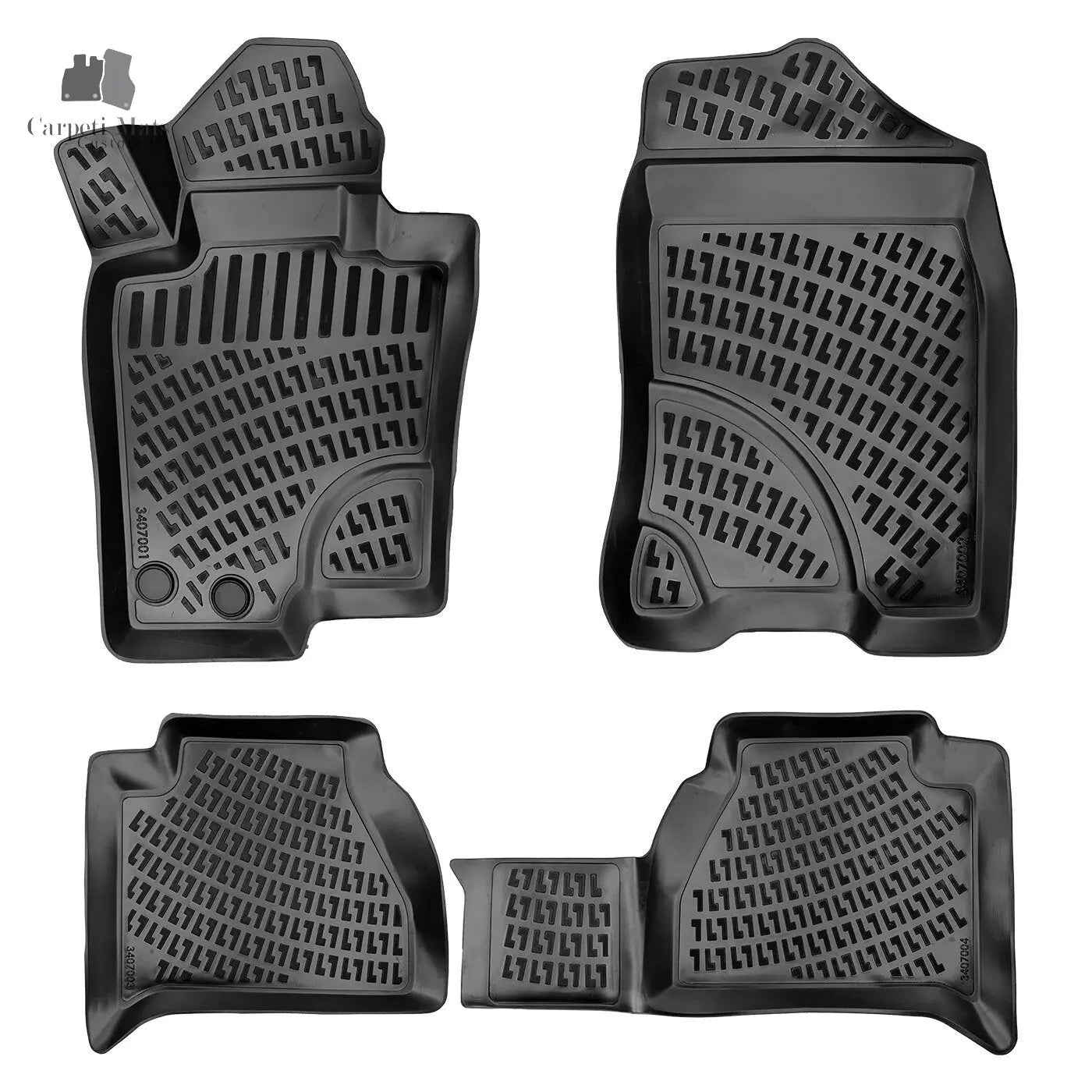 Floor Mats Liners For Mercedes X-Class 2016-2020 All Weather Heavy Duty Car Rugs