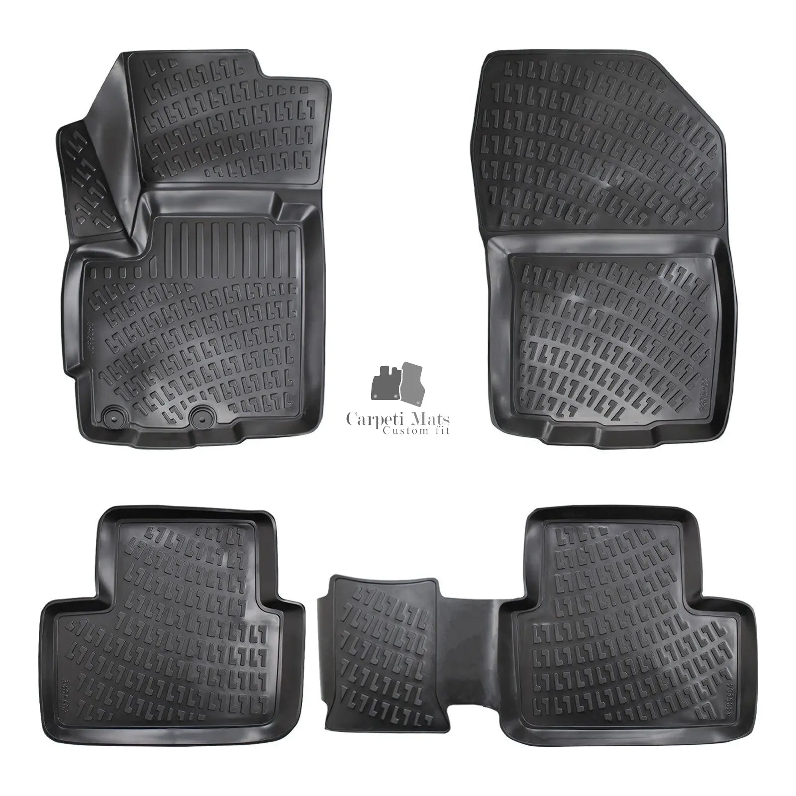 Floor Mats Liners For Mitsubishi ASX 2015-2019 All Weather Heavy Duty 3D Rugs