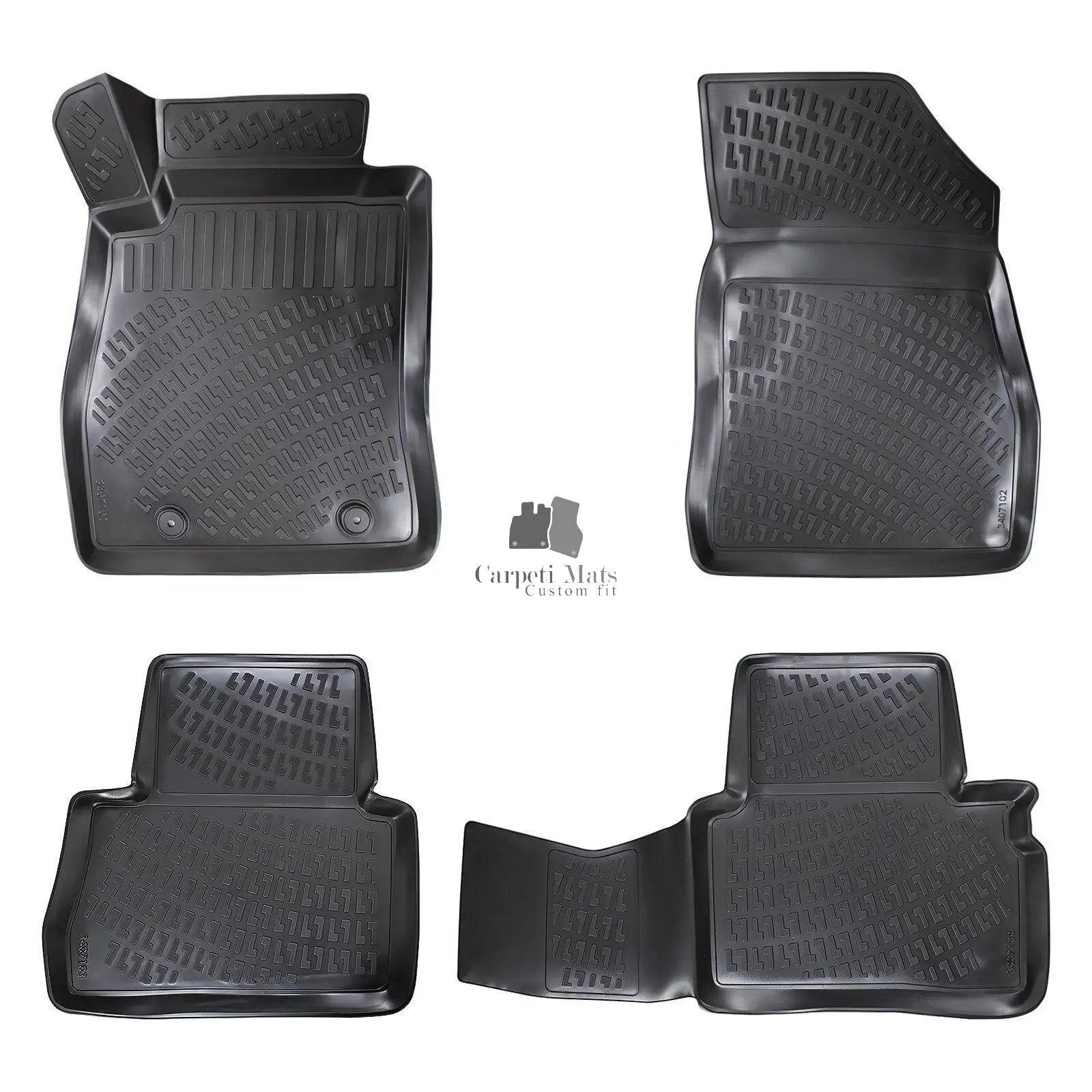Floor Mats Liners For Nissan Juke 2010-2019 All Weather Heavy Duty 3D Car Rugs