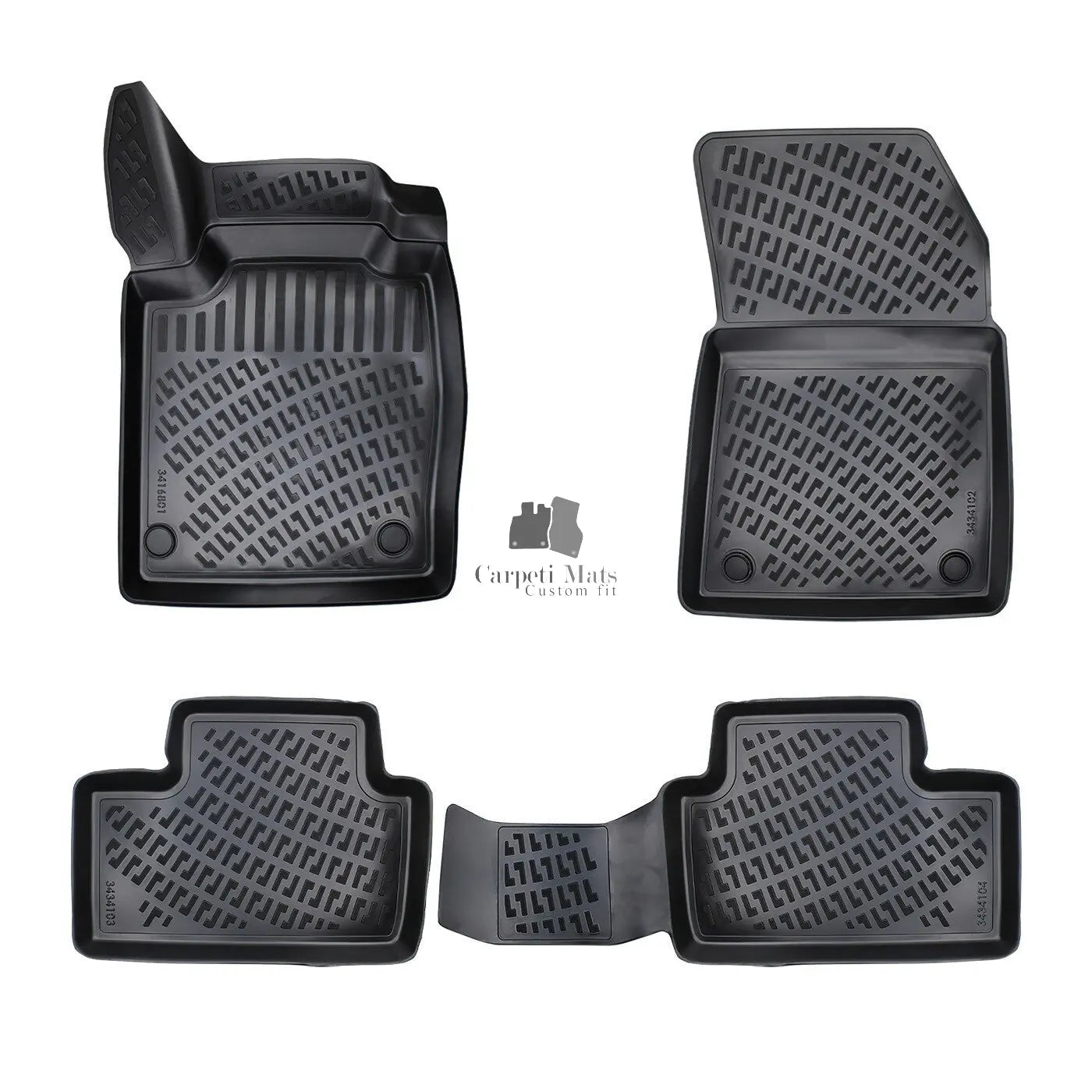 Floor Mats Liners For Nissan Juke 2019-2025 All Weather Heavy Duty 3D Car Rugs