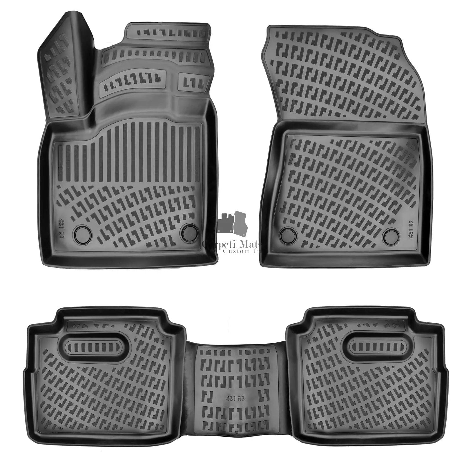 Floor Mats Liners For Nissan X-Trail E-Power 2022-2025 All Weather Heavy Duty