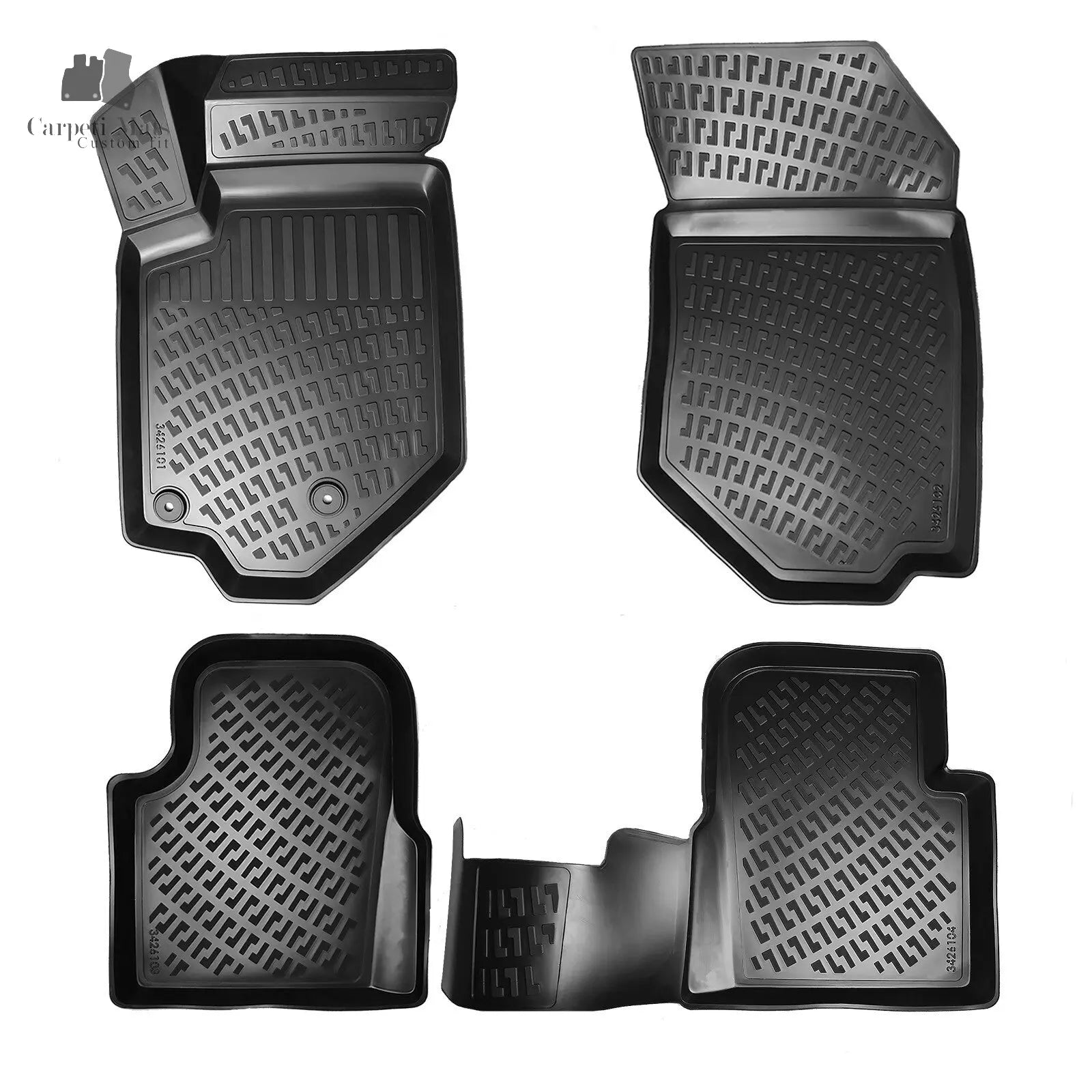 Floor Mats Liners For Opel Corsa F 2019-2025 All Weather Heavy Duty 3D Car Rugs