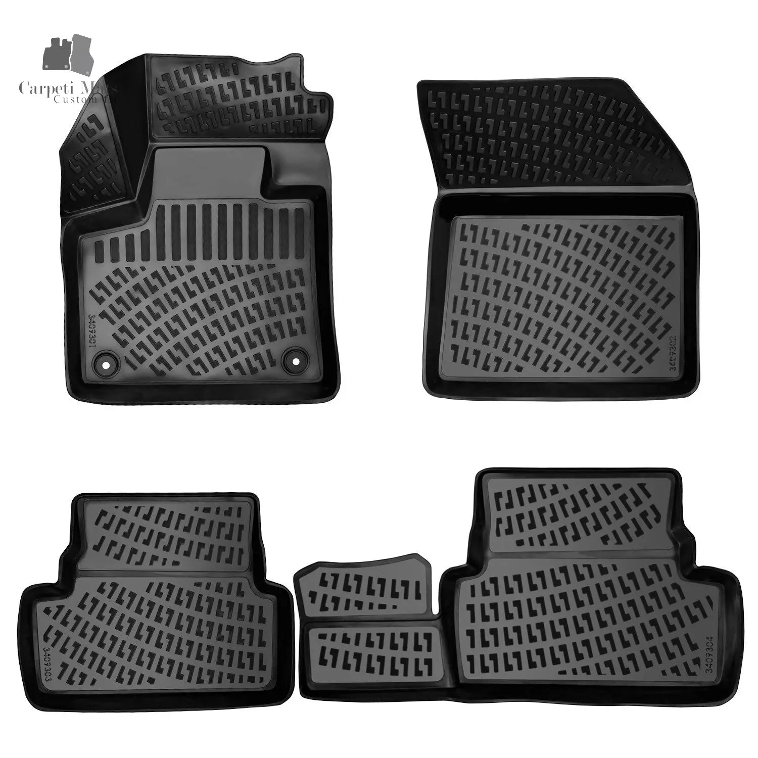 Floor Mats Liners For Opel Grandland X 2017-2020 All Weather Heavy Duty Car Rugs