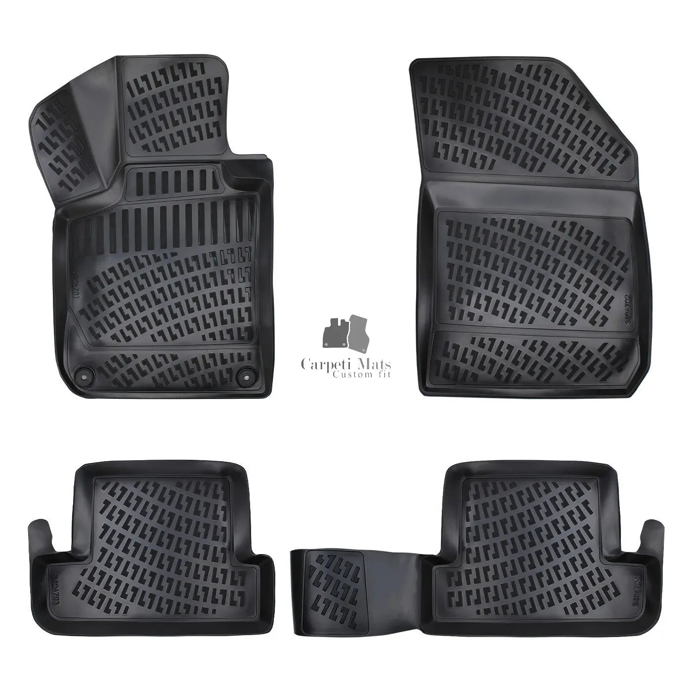 Floor Mats Liners For Peugeot 308 2013-2021 All Weather Heavy Duty 3D Car Rugs