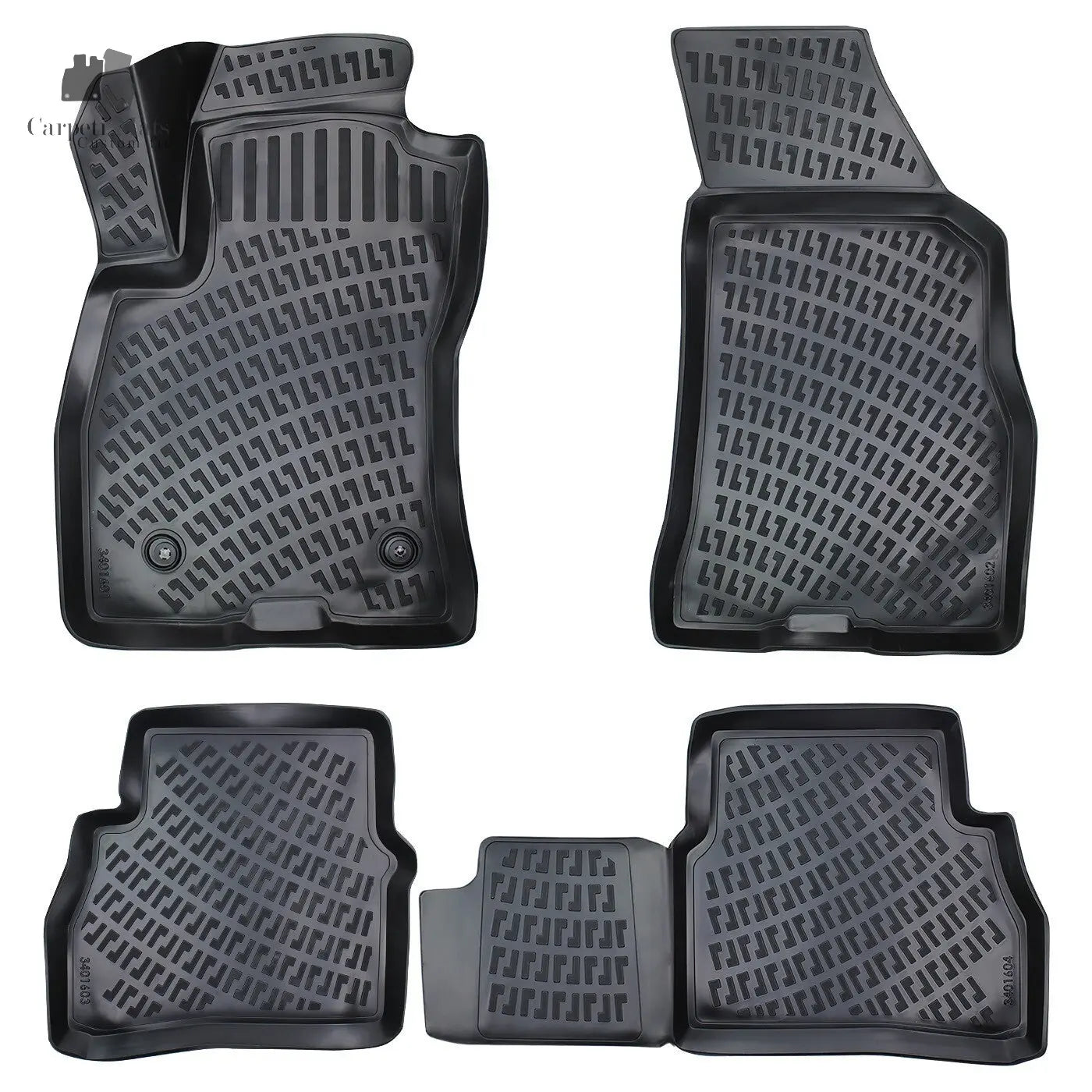 Floor Mats Liners For RAM ProMaster City 2015-2022 All Weather Heavy Duty Rugs
