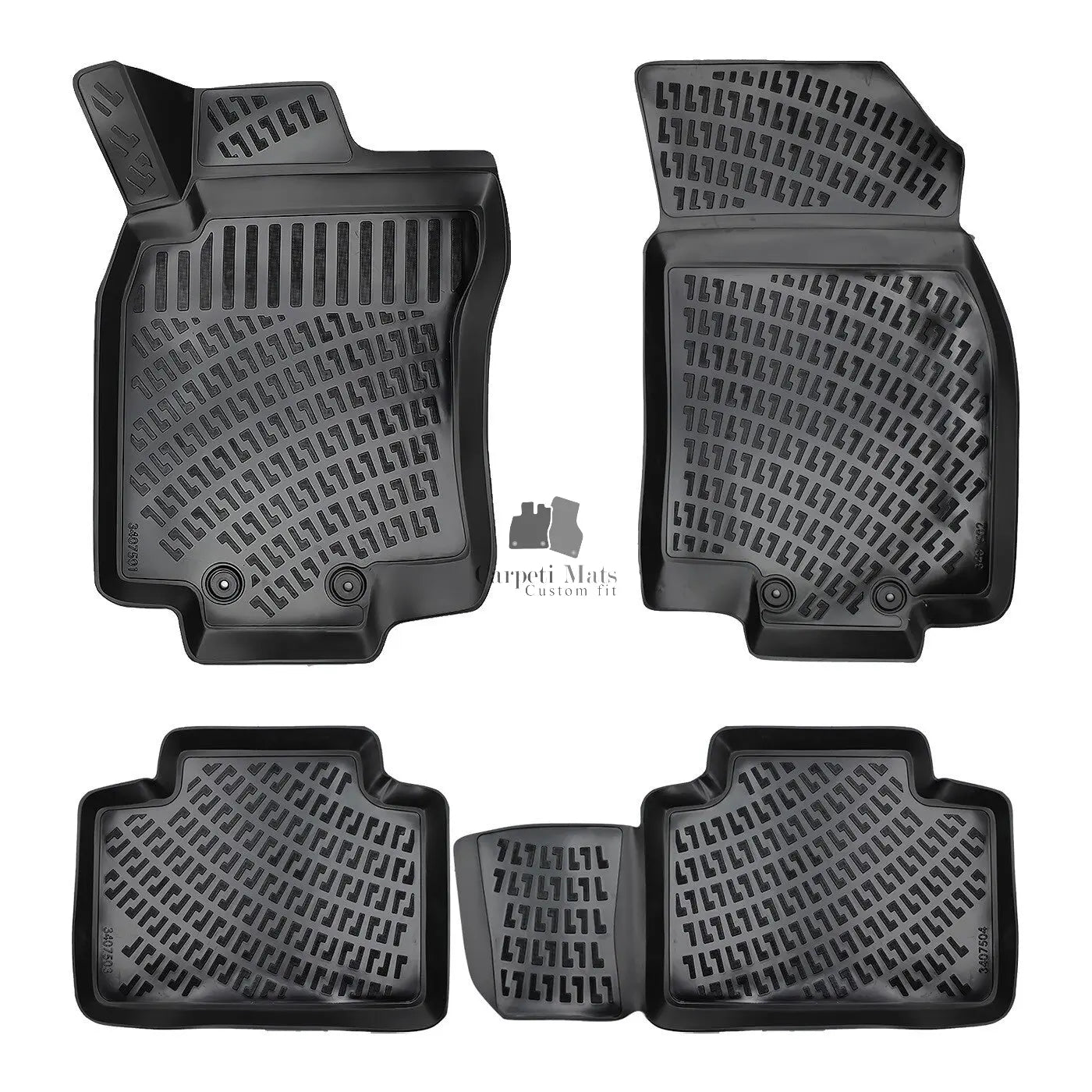 Floor Mats Liners For Renault Koleos 2016-2023 All Weather Heavy Duty Car Rugs
