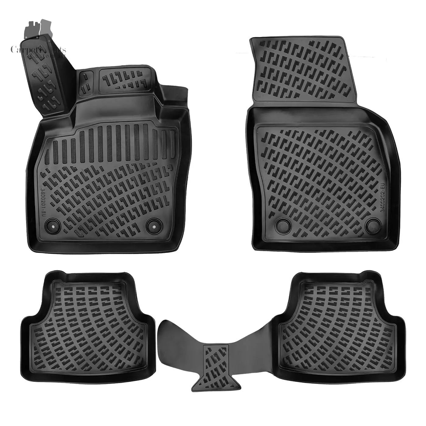 Floor Mats Liners For Seat Ibiza 2017-2024 All Weather Heavy Duty 3D Car Rugs