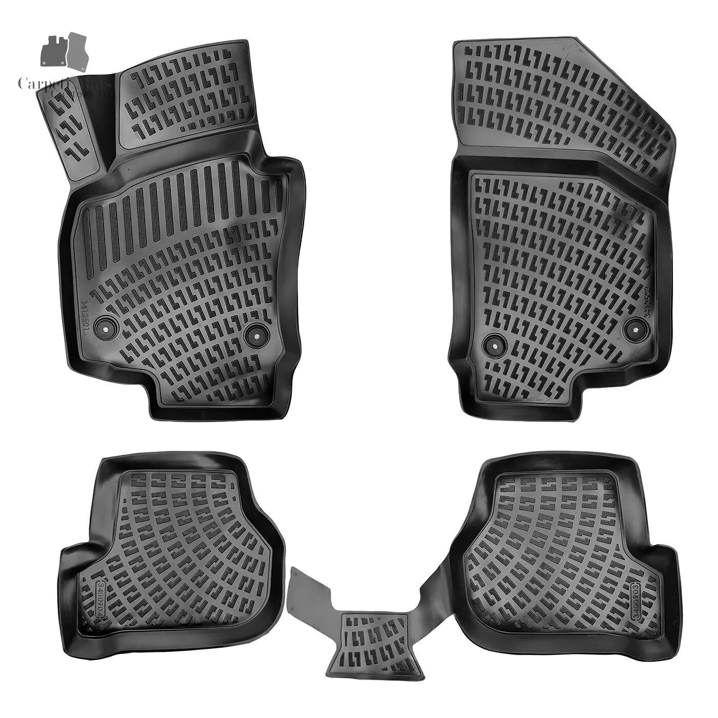 Floor Mats Liners For Seat Leon 2005-2012 All Weather Heavy Duty 3D Car Rugs New
