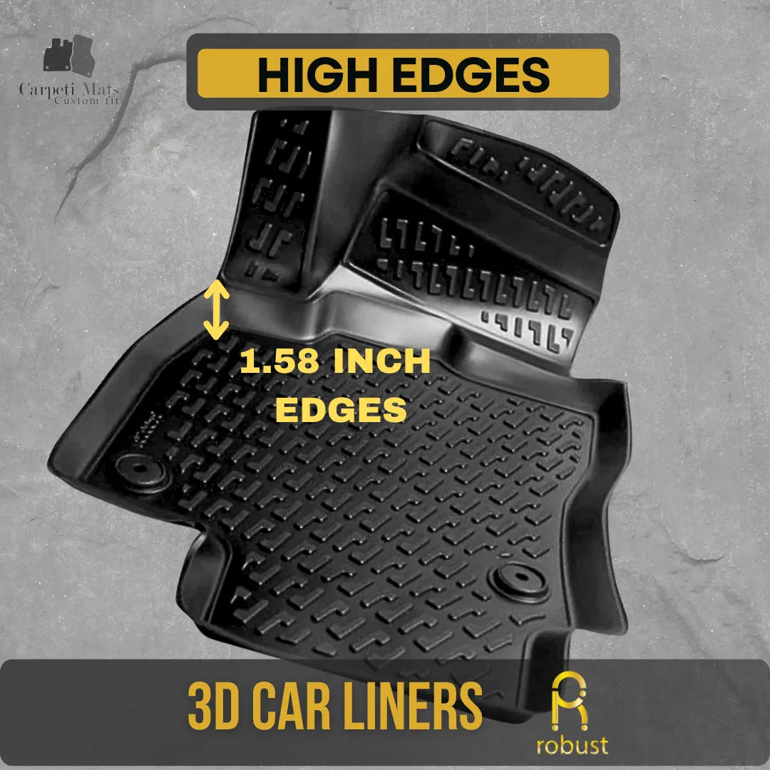 Floor Mats Liners For Skoda Kamiq 2019-2023 All Weather Heavy Duty 3D Car Rugs