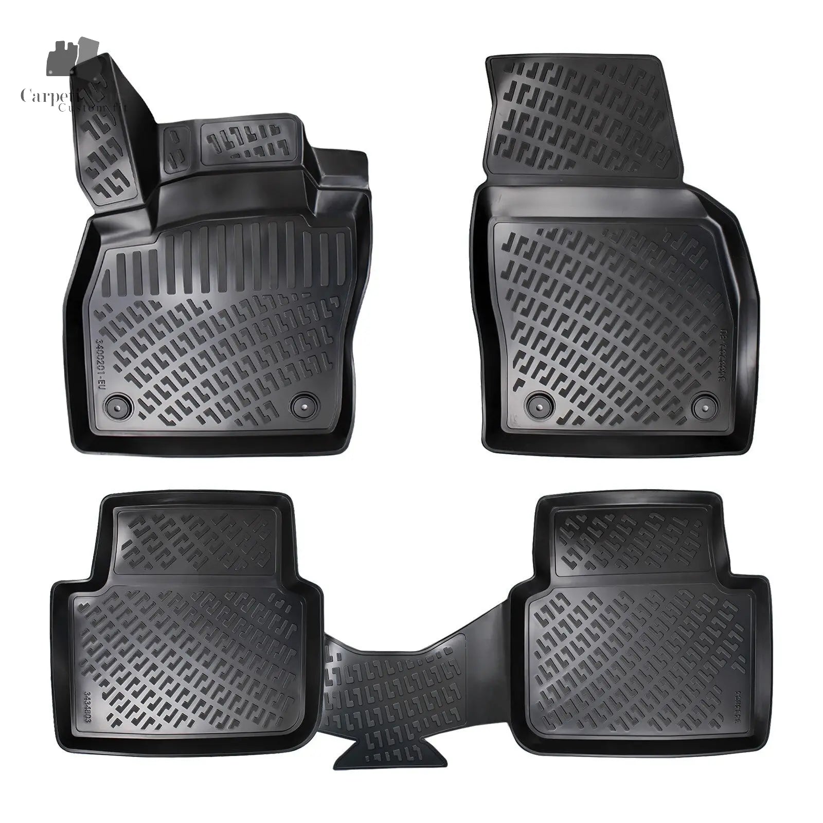Floor Mats Liners For Skoda Kamiq 2023-2025 All Weather Heavy Duty 3D Car Rugs