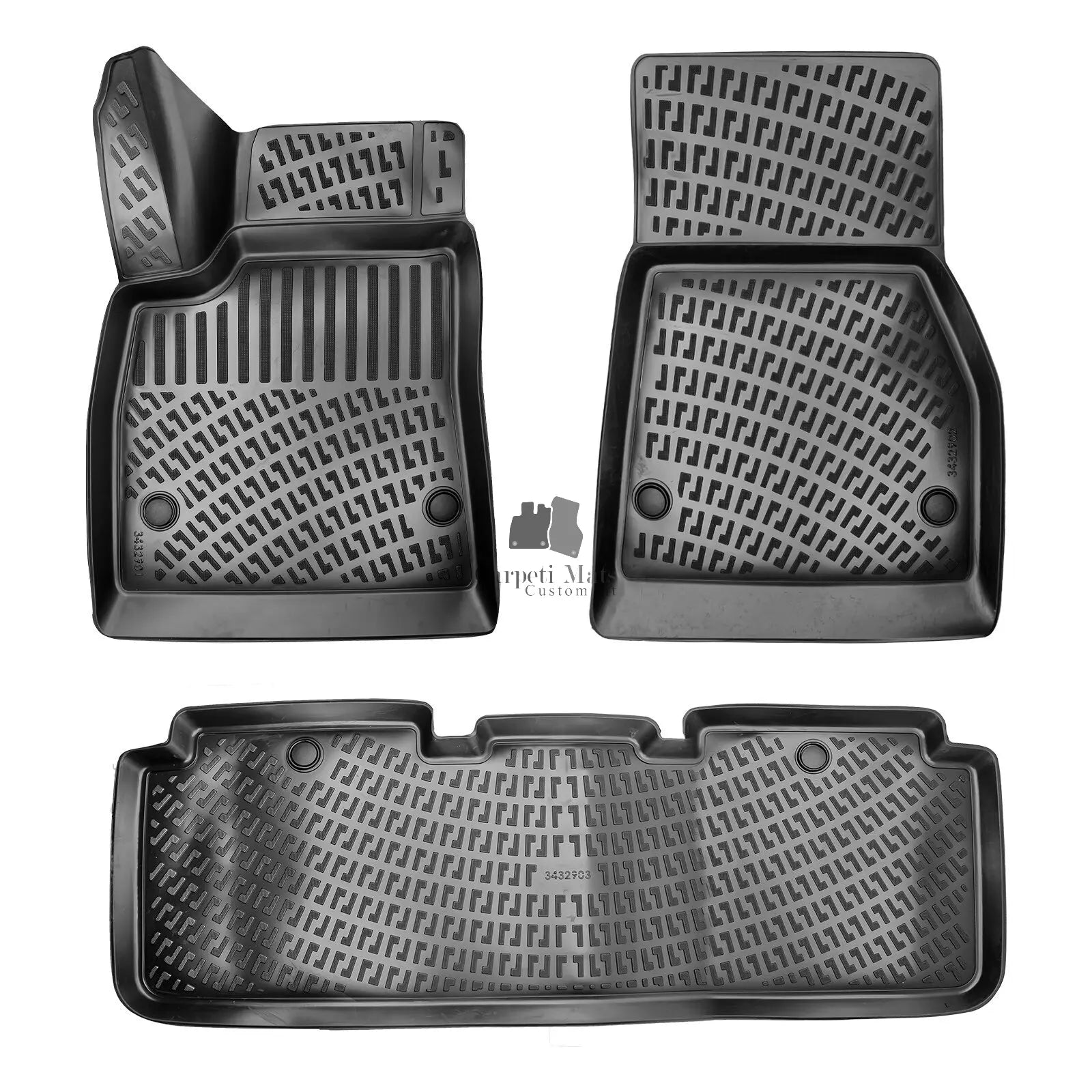 Floor Mats Liners For Tesla Model S 2012-2020 All Weather Heavy Duty Car Rugs EV