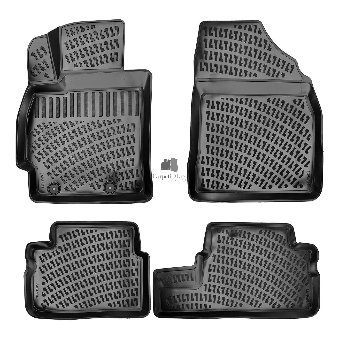 Floor Mats Liners For Toyota Auris Mk1 2006-2012 All Weather Heavy Duty Car Rugs