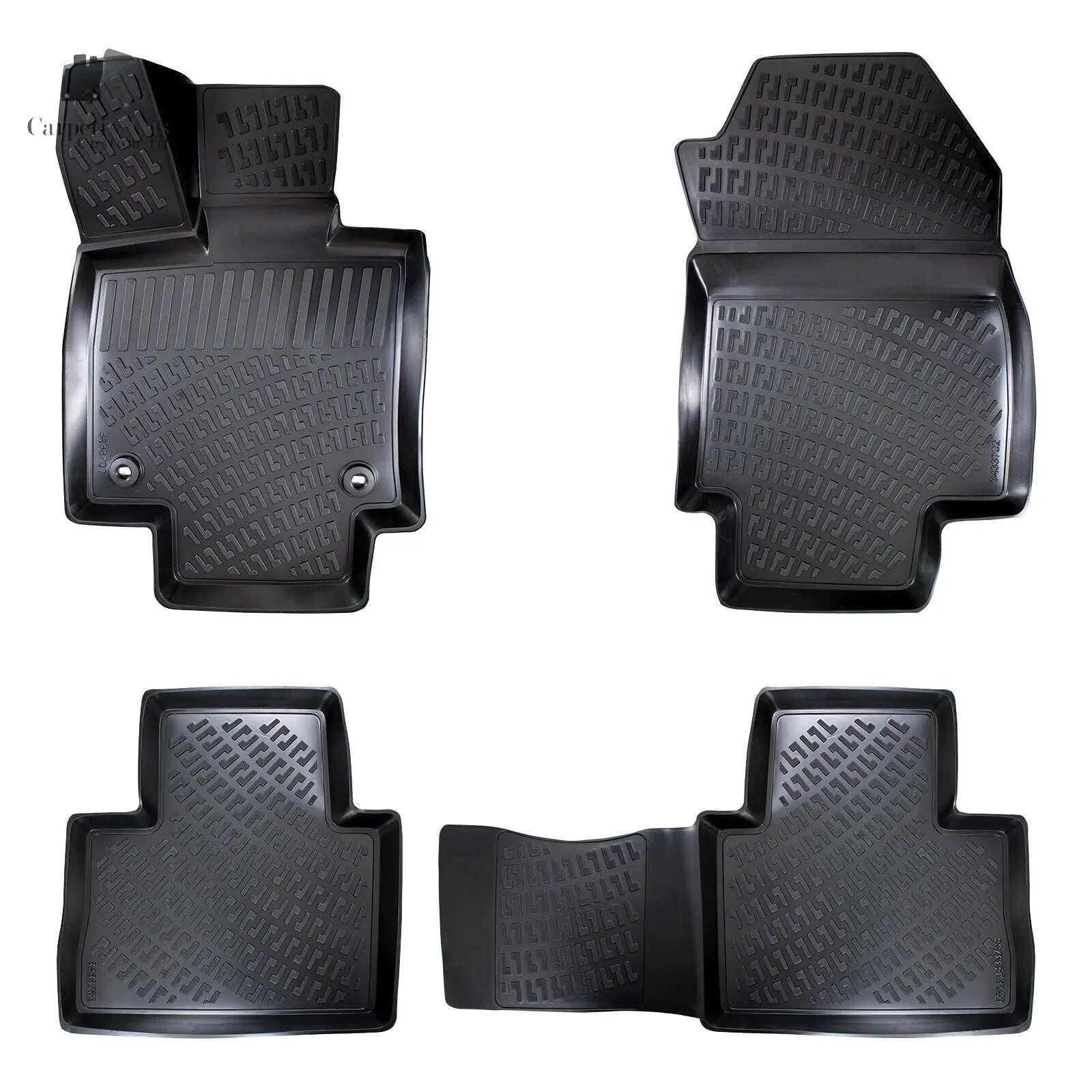 Floor Mats Liners For Toyota Rav4 2018-2021 All Weather Heavy Duty 3D Car Rugs
