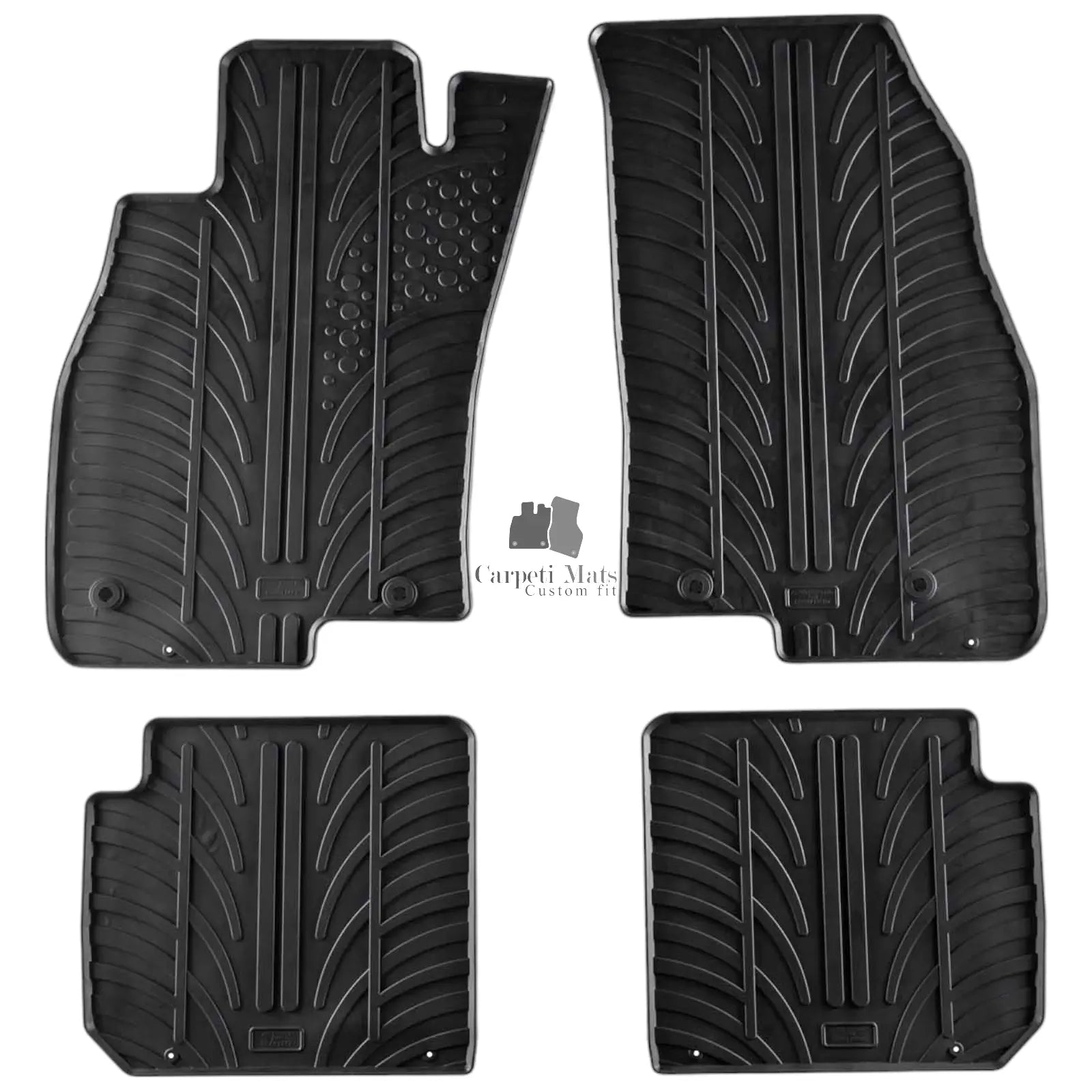 For Alfa Romeo Mito 2007-2019 Car Floor Mats Rubber All Weather Heavy Duty Liner
