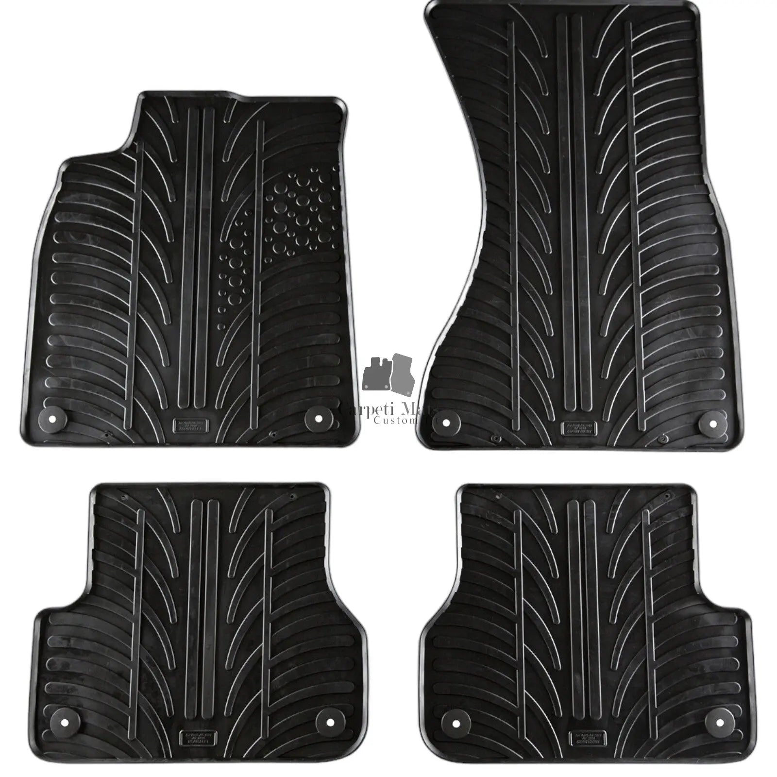 For Audi A6 2011-2018 C7 Car Floor Mats Rubber All Weather Heavy Duty Liners New