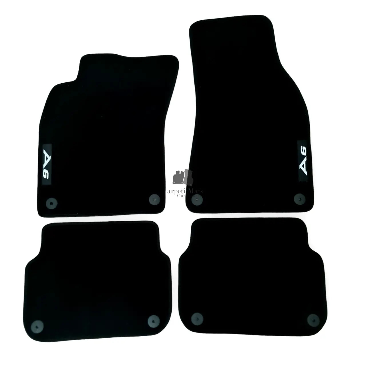 For Audi A6 C6 Carpet Car Floor Mats 2004-2011 OEM Quality Velour Auto Rugs New