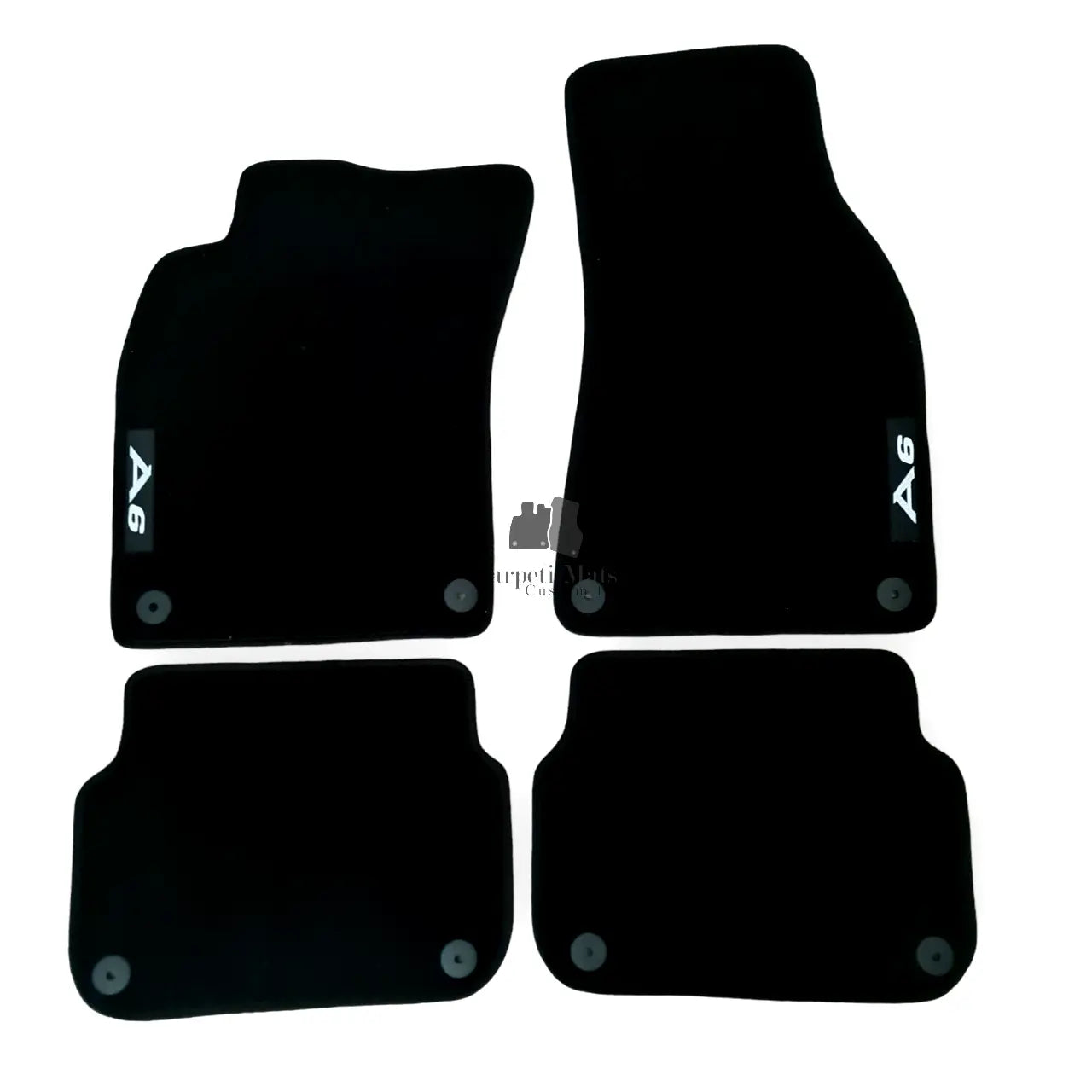For Audi A6 Velour Carpet Car Floor Mats 2004-2011 OEM Quality Auto Rugs C6 RS6
