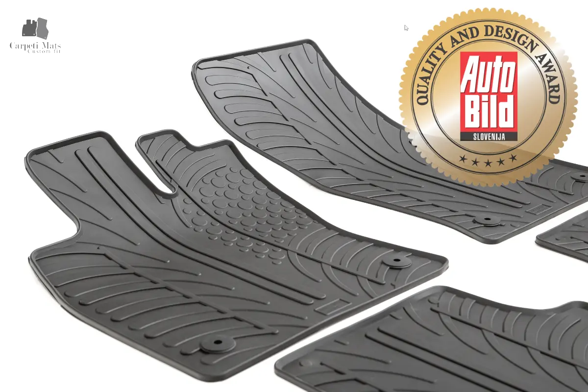 For Audi A7 2018-2024 Car Floor Mats Rubber All Weather Heavy Duty Auto Liners