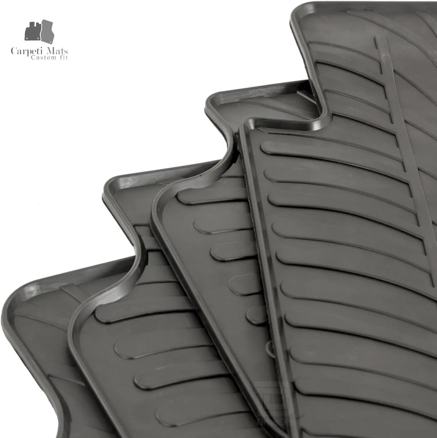 For Audi A7 2018-2024 Car Floor Mats Rubber All Weather Heavy Duty Auto Liners