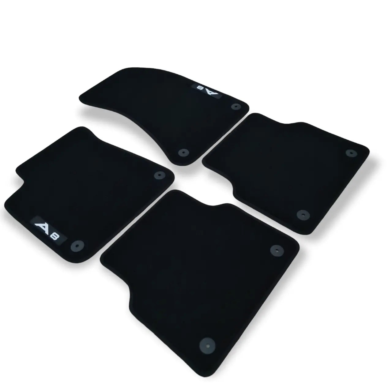 For Audi A8 SWB Carpet Car Floor Mats 2009-2017 OEM Quality Velour Auto Rugs New